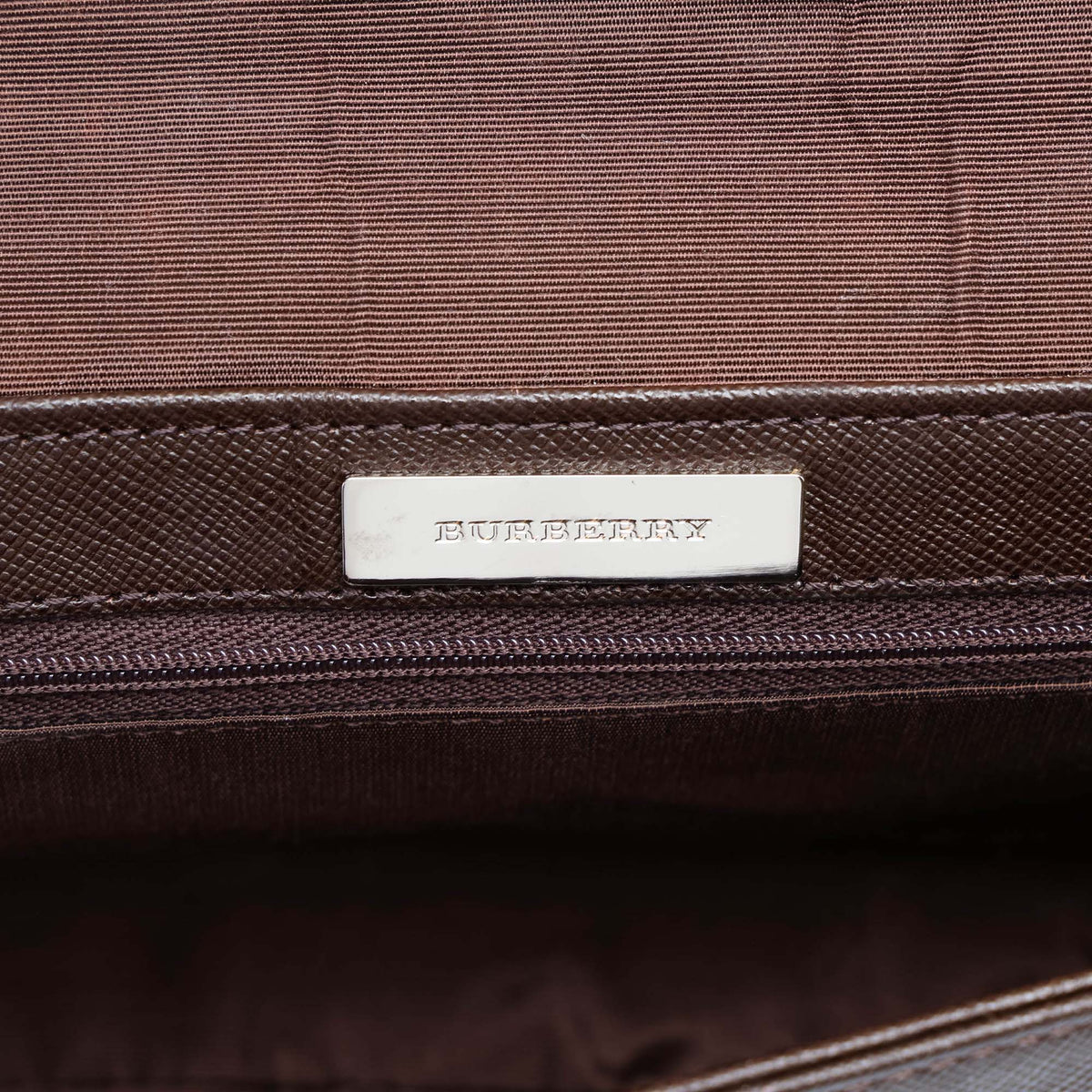 Burberry Leather Flap Shoulder Bag