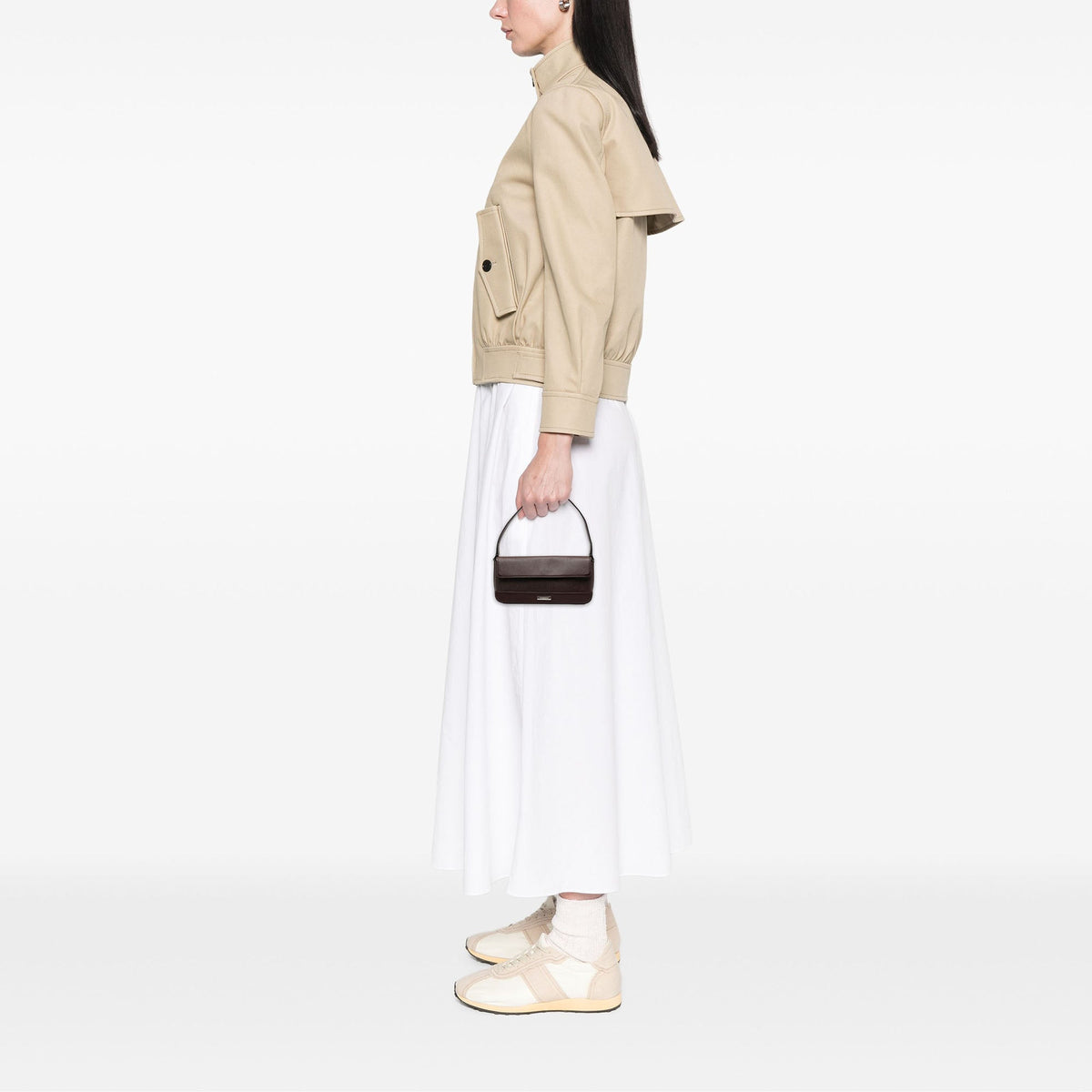 Burberry Leather Flap Shoulder Bag