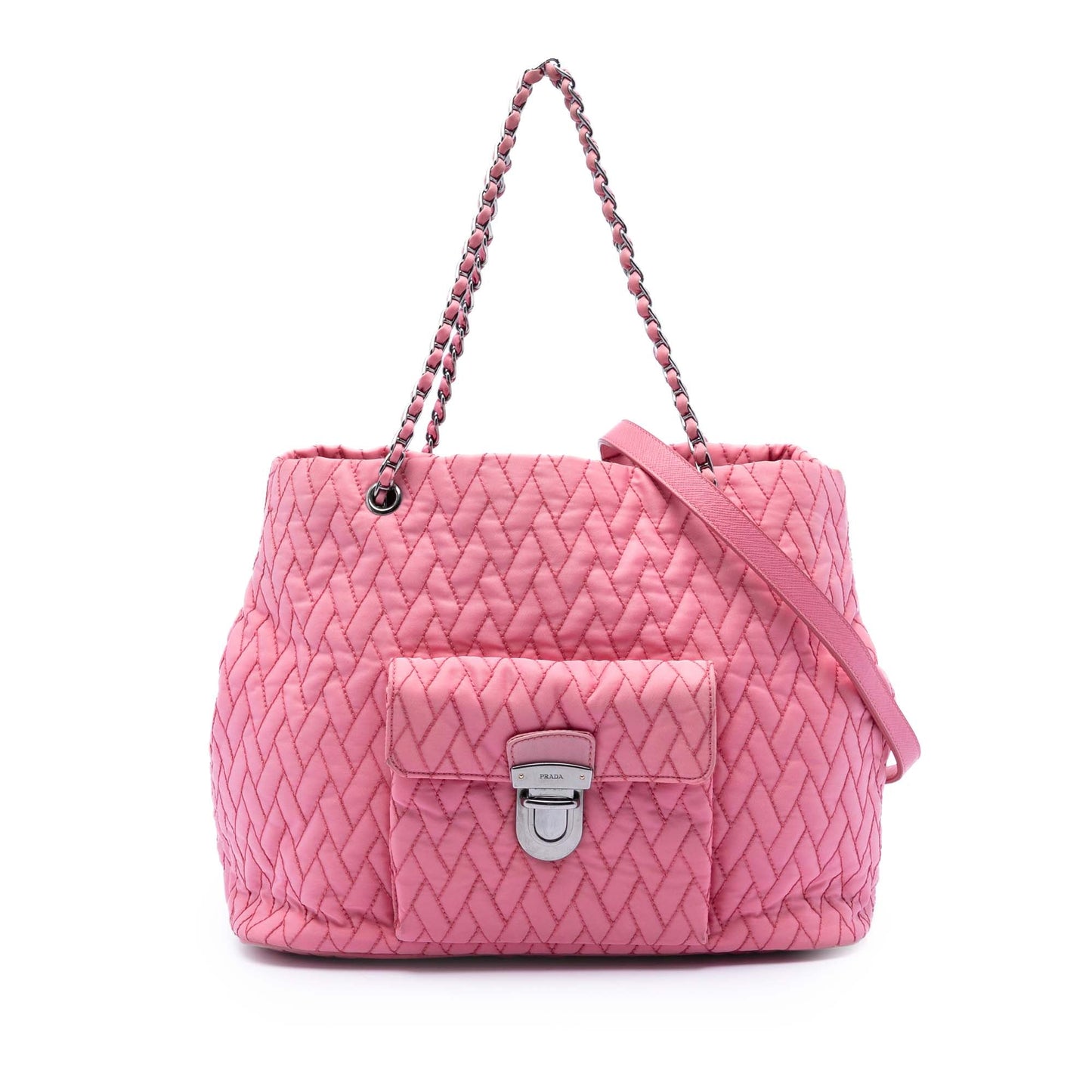Impuntu Tessuto Chain Tote
