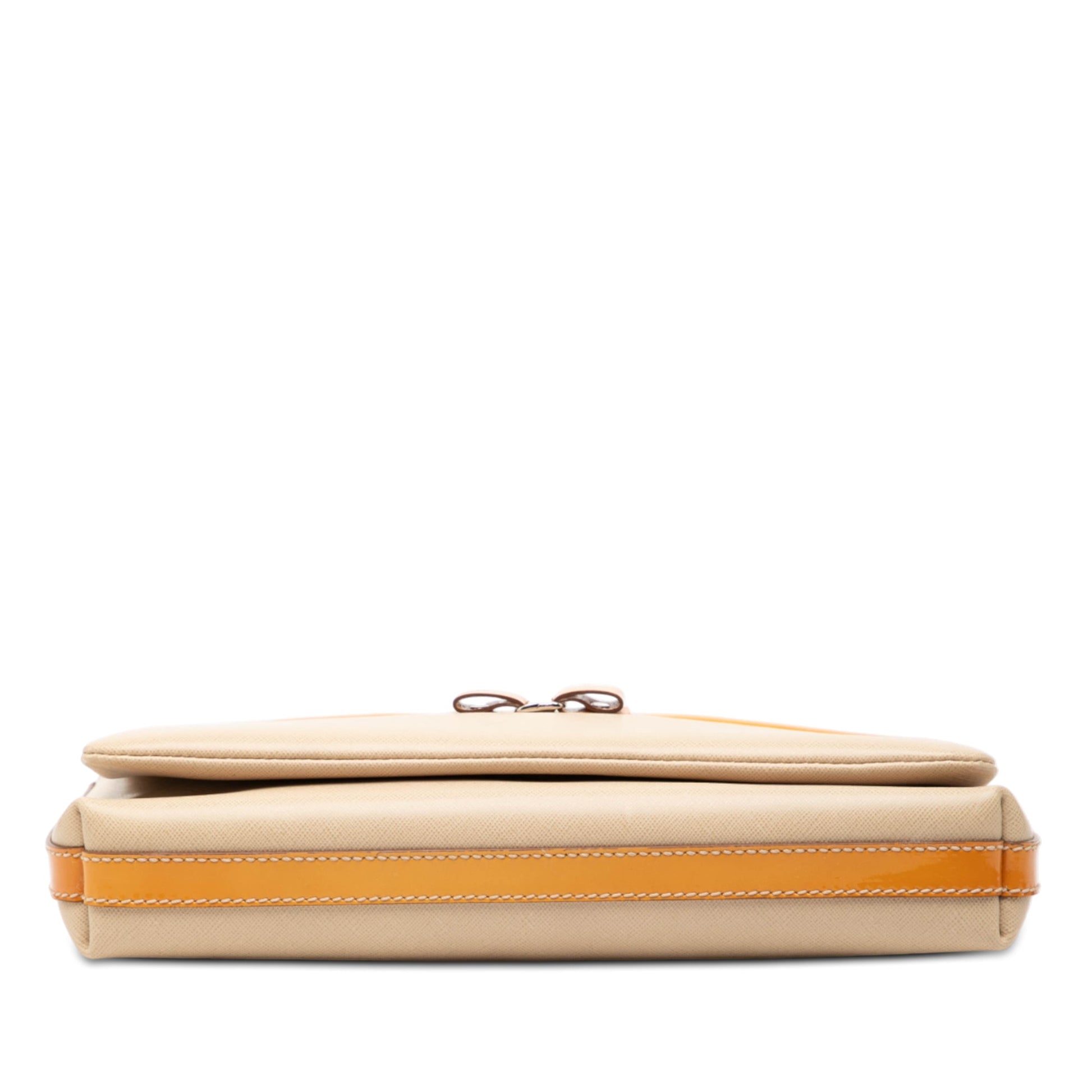 Ferragamo Leather Vara Bow Chain Shoulder Bag
