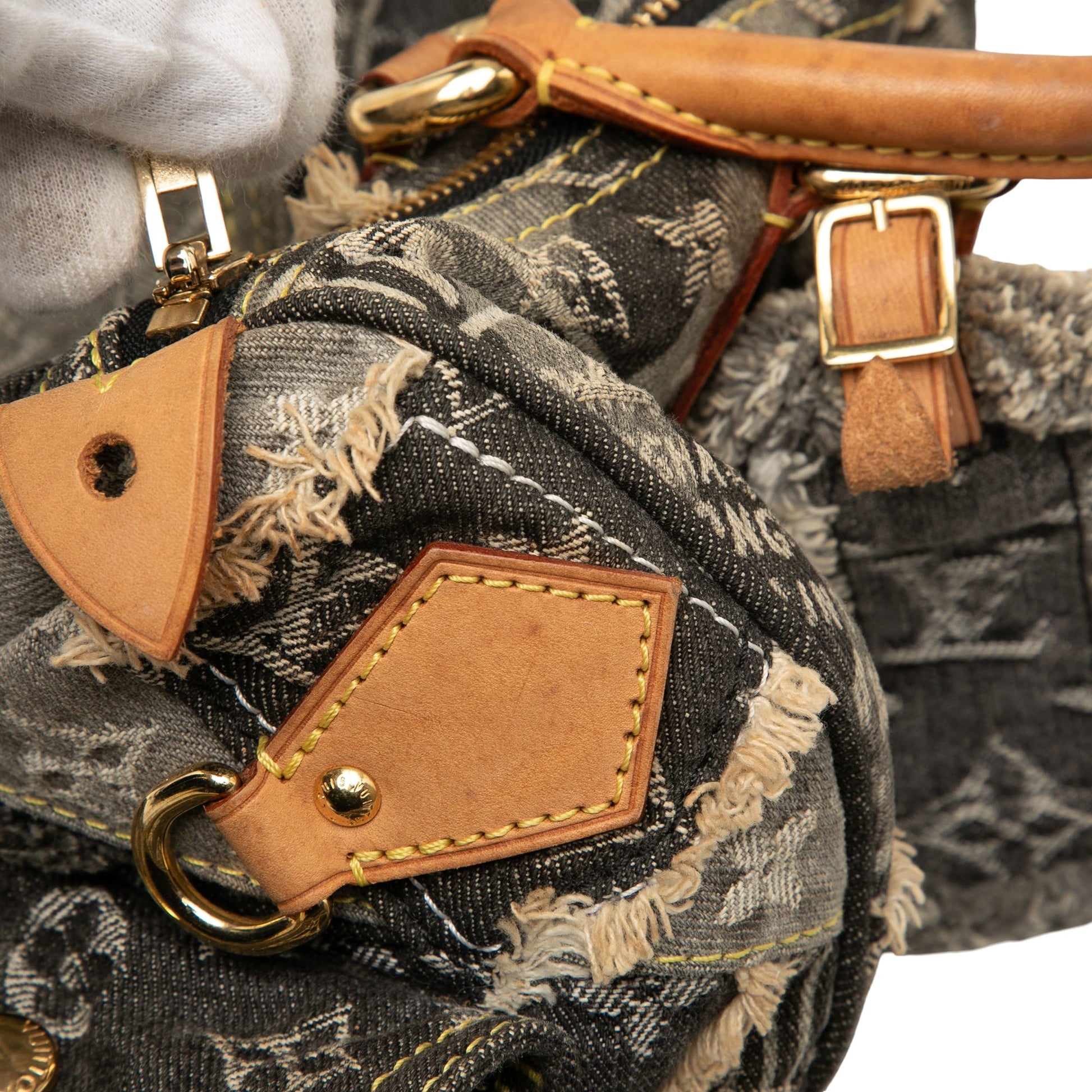 Louis Vuitton Monogram Denim Patchwork Speedy 30