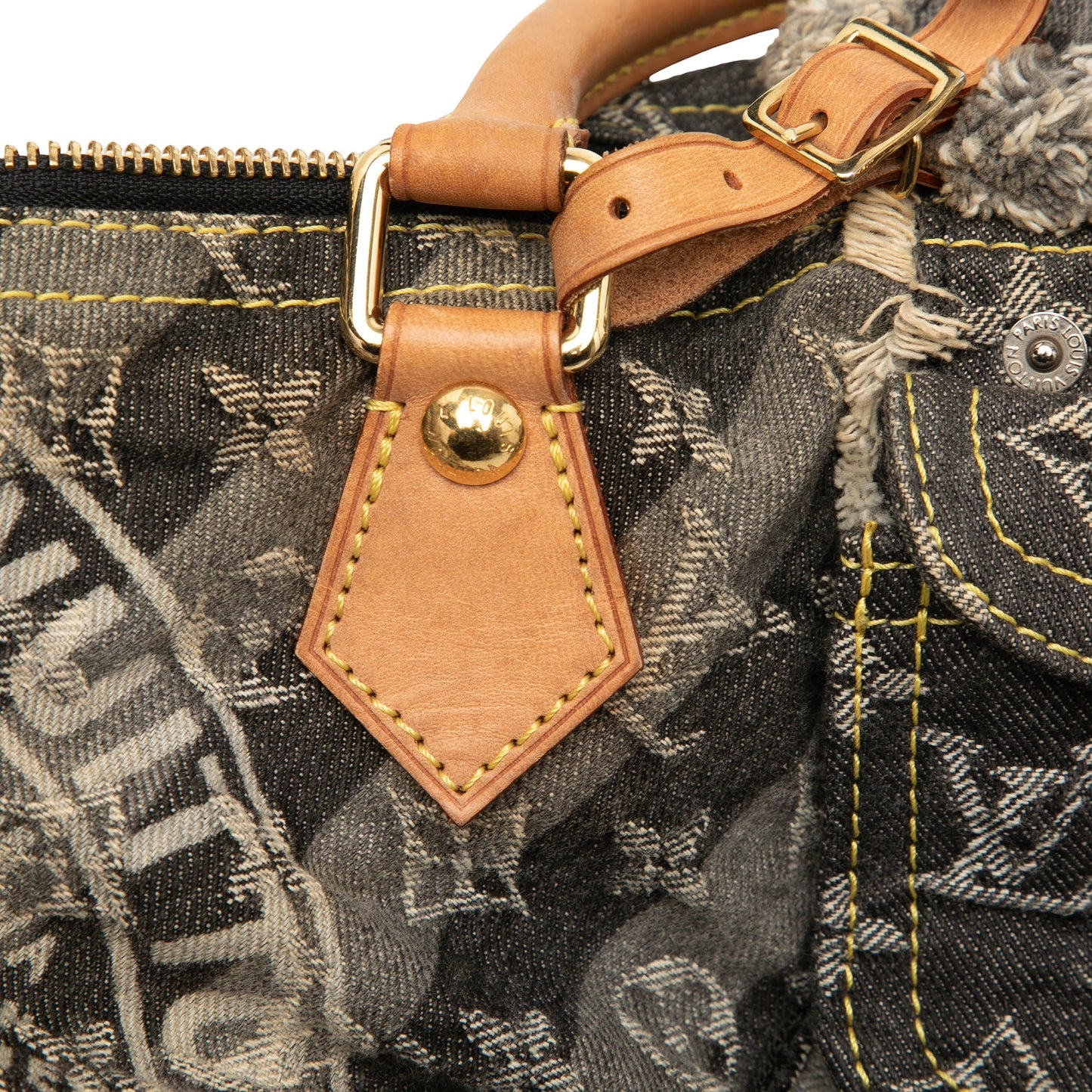 Louis Vuitton Monogram Denim Patchwork Speedy 30