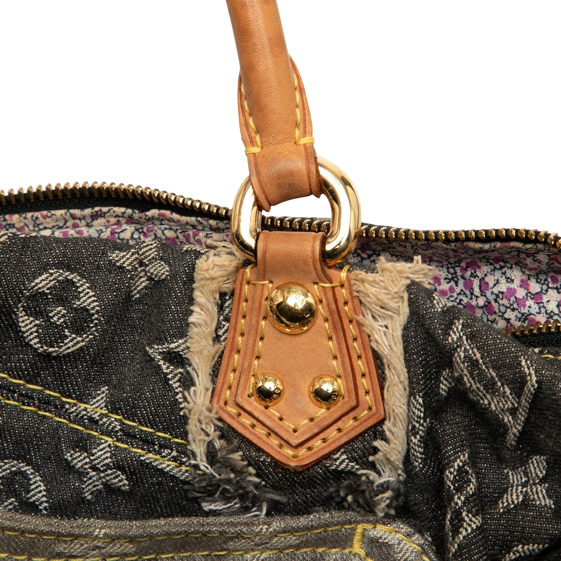 Louis Vuitton Monogram Denim Patchwork Speedy 30