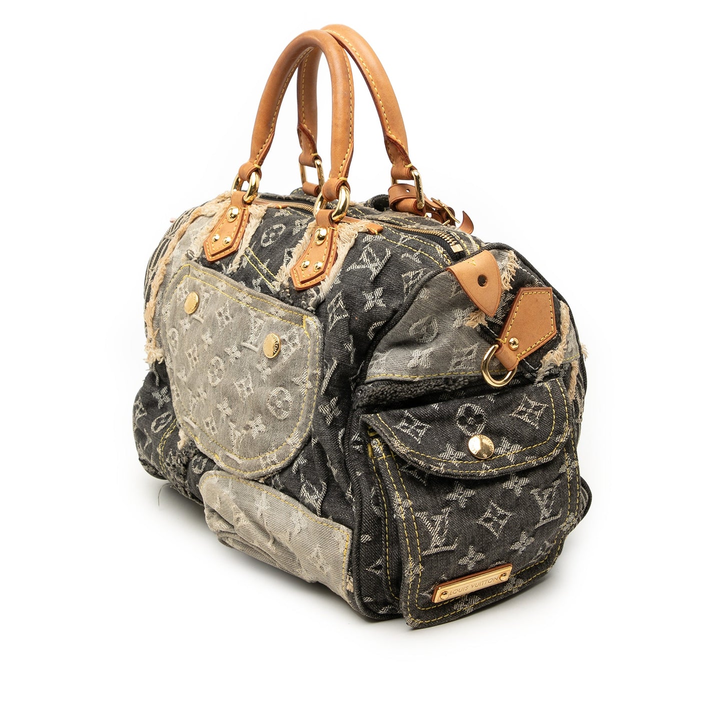 Louis Vuitton Monogram Denim Patchwork Speedy 30