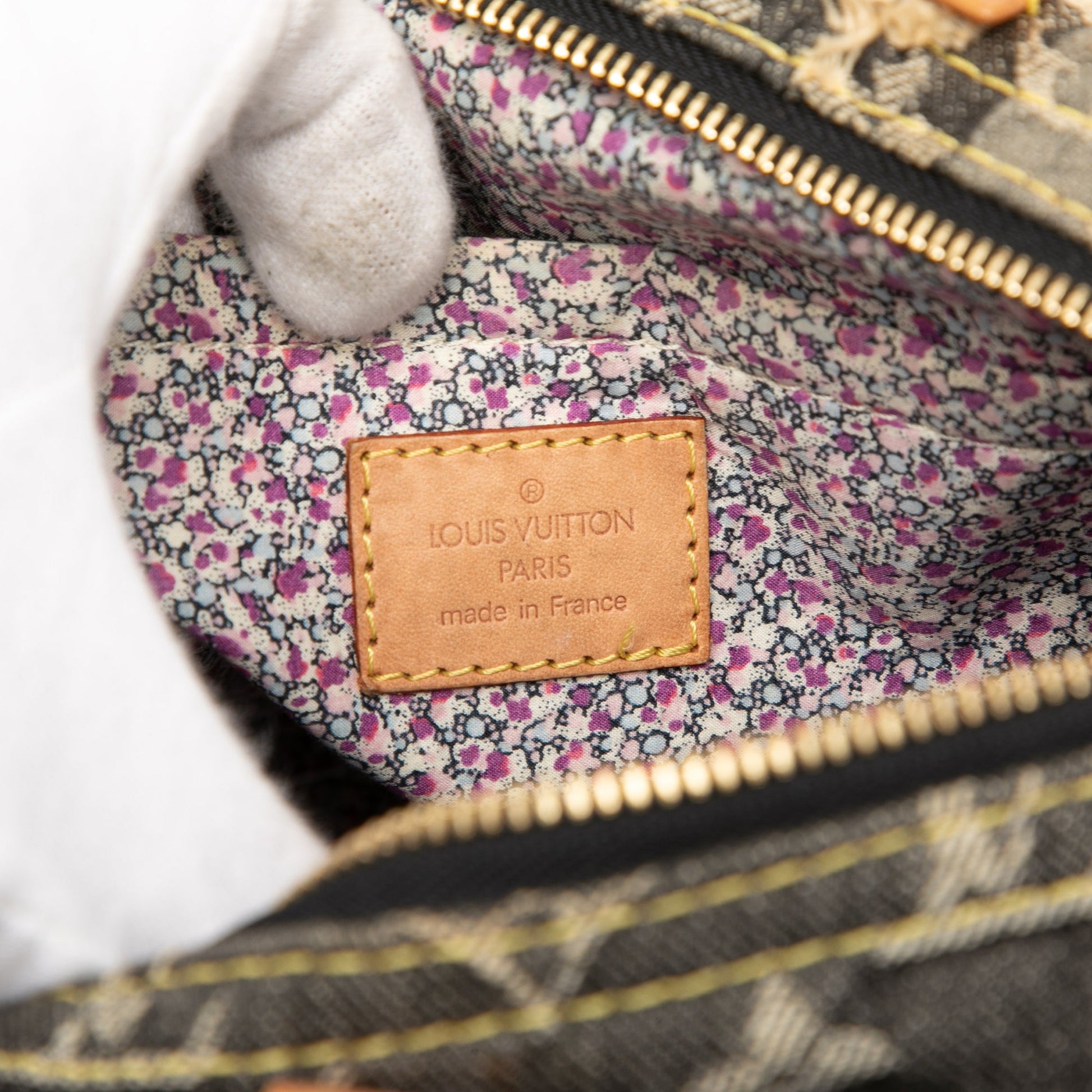 Louis Vuitton Monogram Denim Patchwork Speedy 30