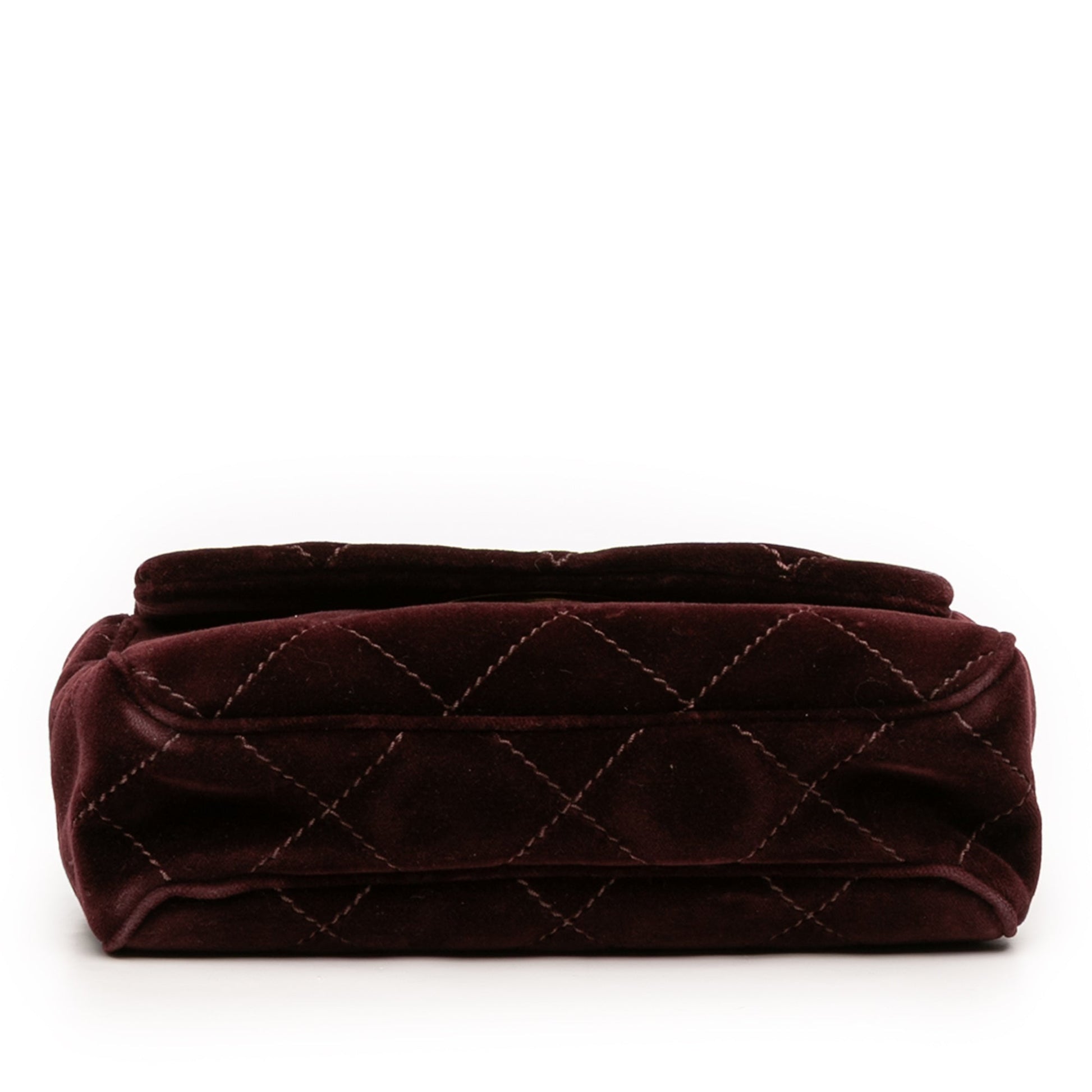 Chloé Small Quilted Velvet Heritage Shoulder Bag