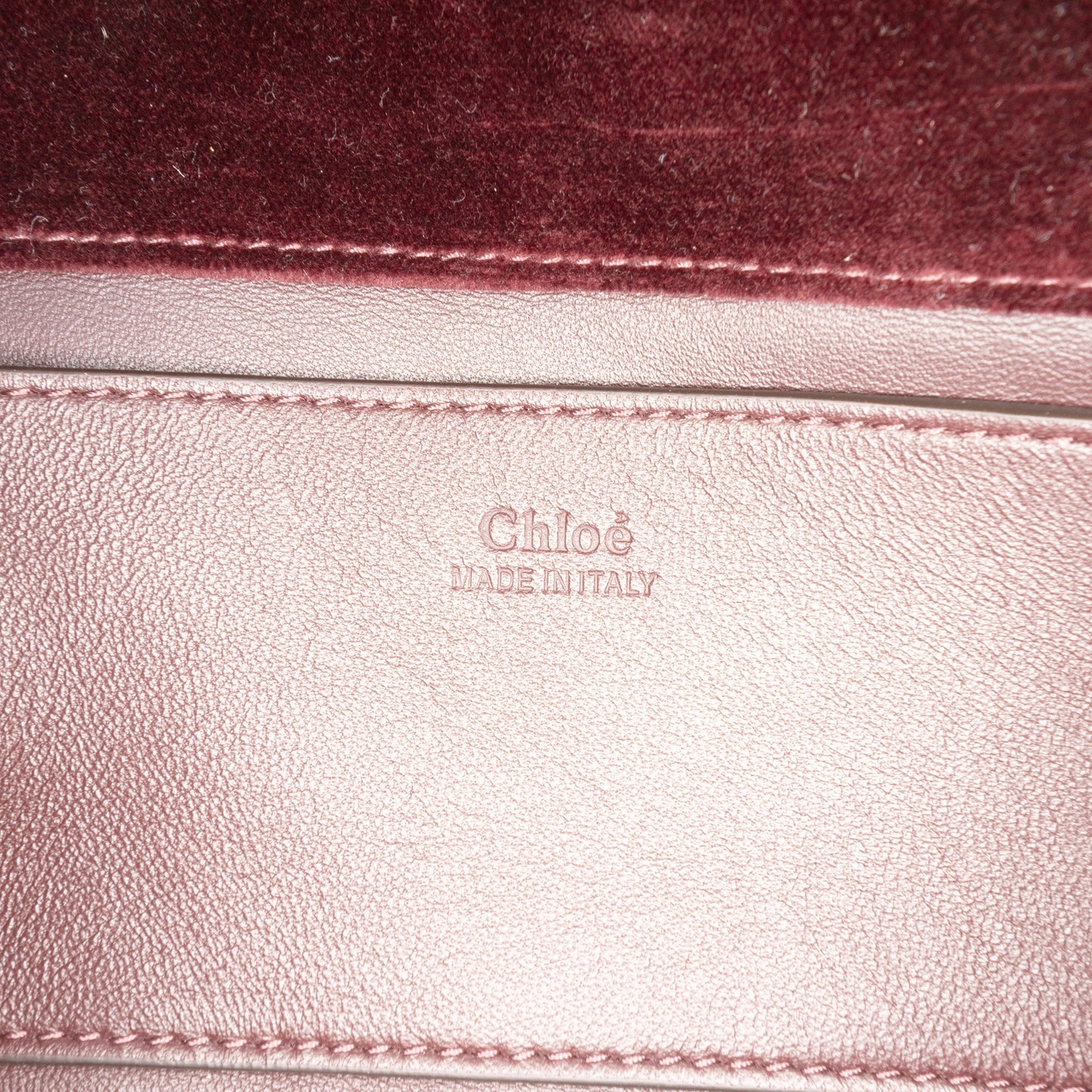 Chloé Small Quilted Velvet Heritage Shoulder Bag