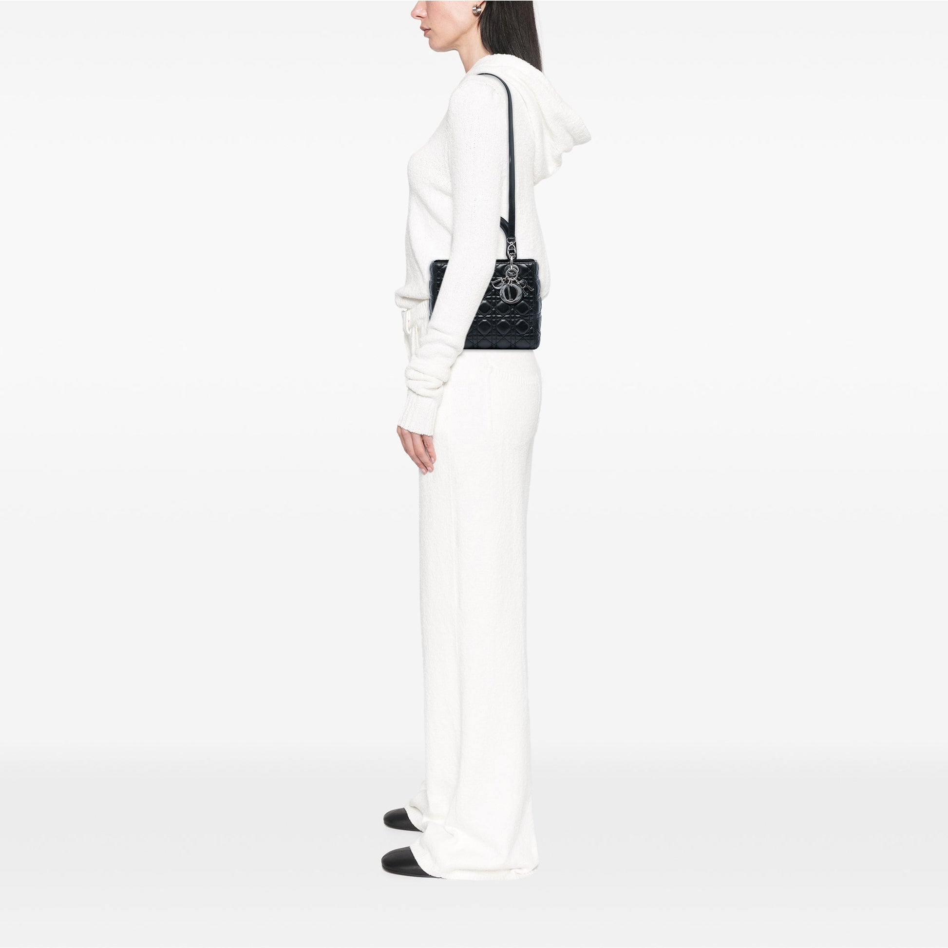 Dior Medium Lambskin Cannage Lady Dior