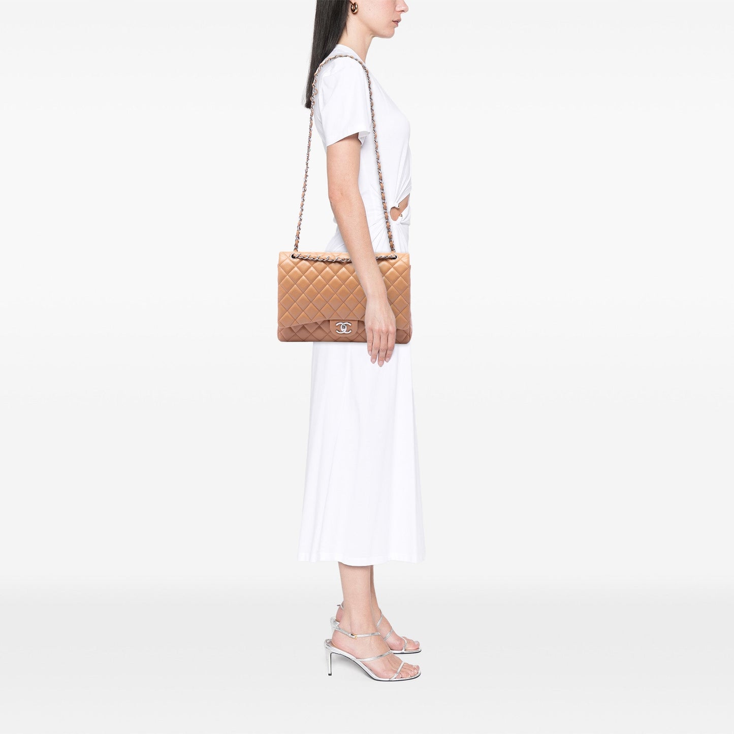 Chanel Maxi Classic Caviar Single Flap