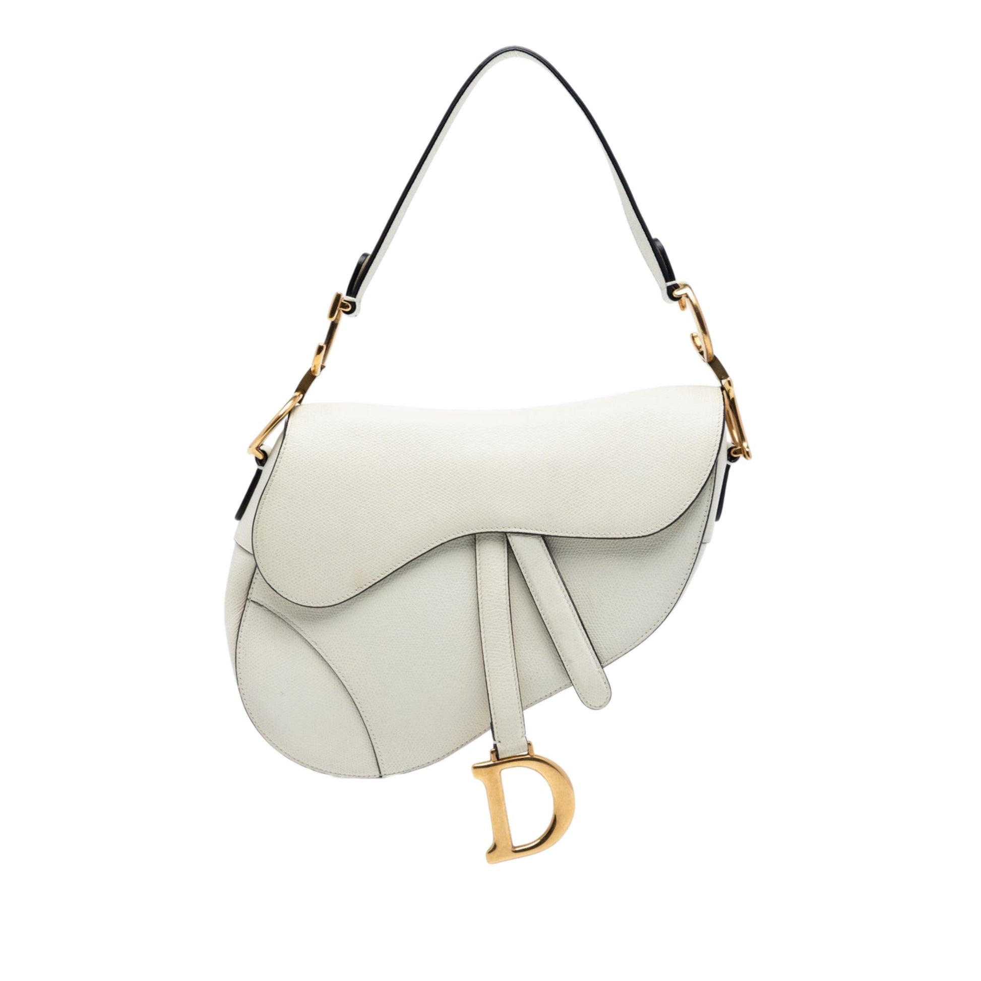 Dior Grained Calfskin Saddle Bag