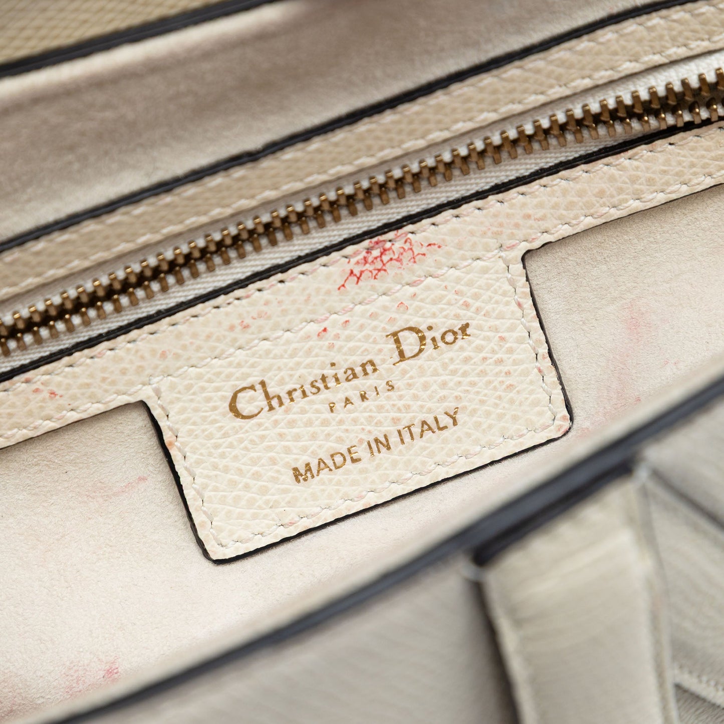 Dior Grained Calfskin Saddle Bag