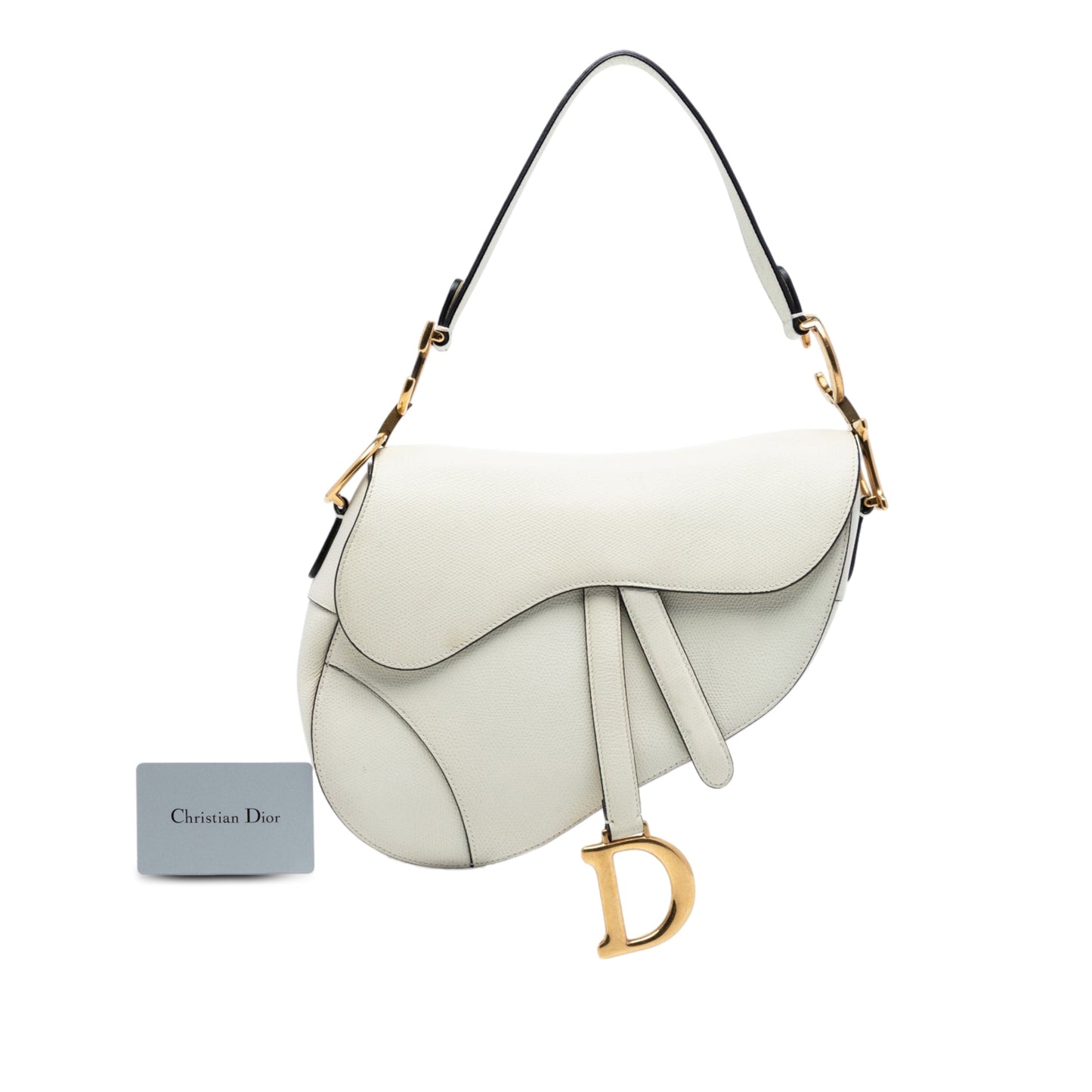 Dior Grained Calfskin Saddle Bag