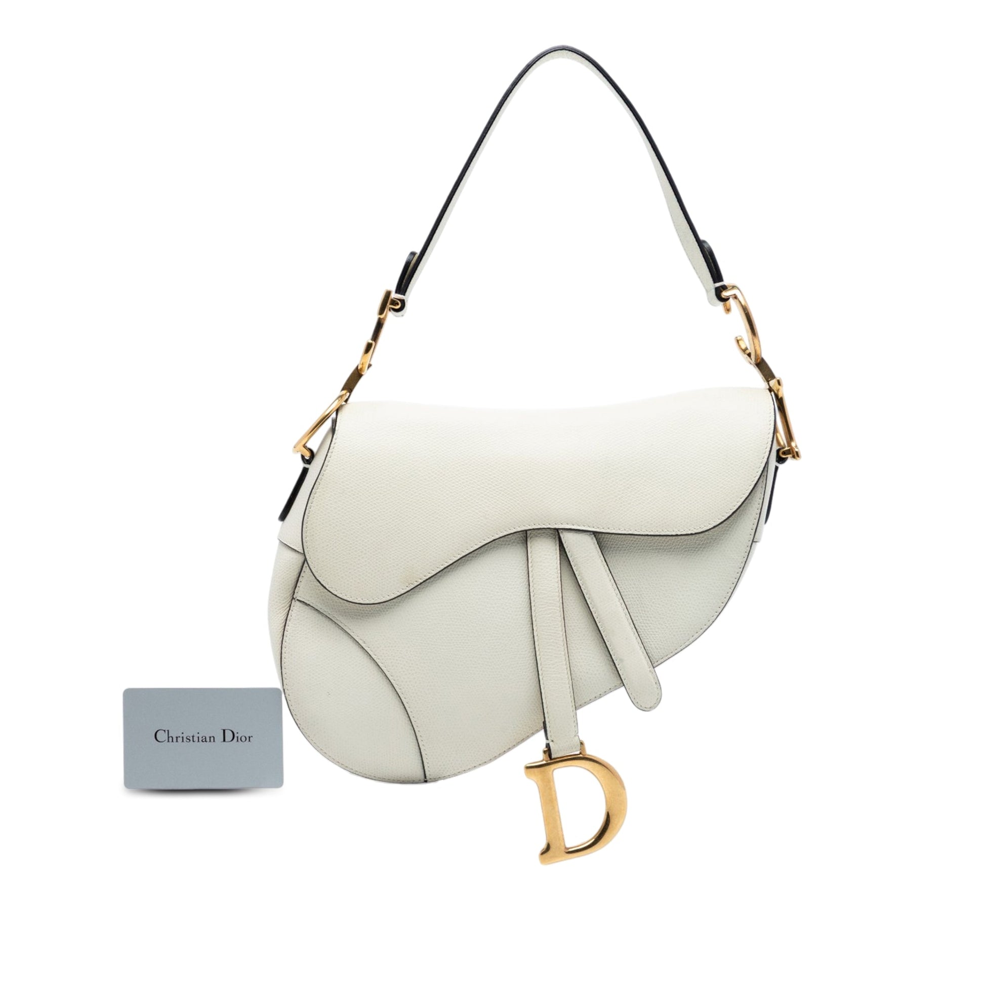 Dior Grained Calfskin Saddle Bag