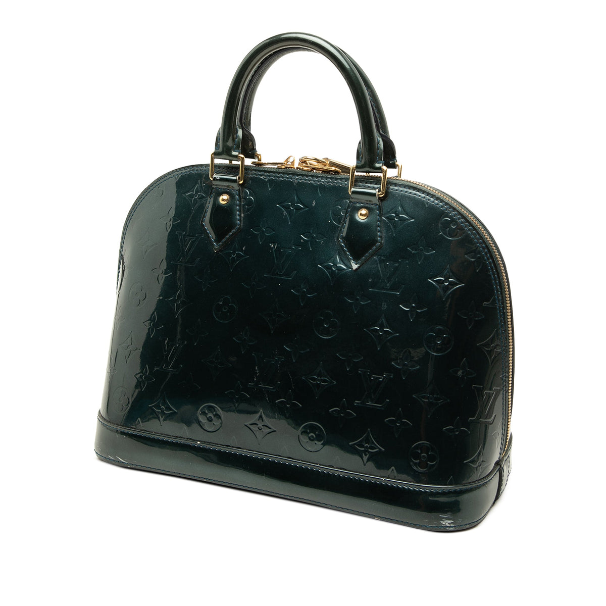 Louis Vuitton Monogram Vernis Alma PM — Blue