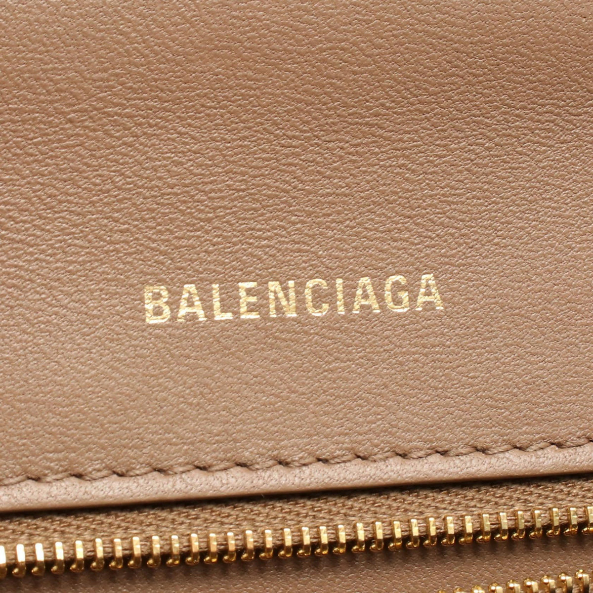 Balenciaga Small BB Monogram Coated Canvas Hourglass Top Handle Bag — Brown