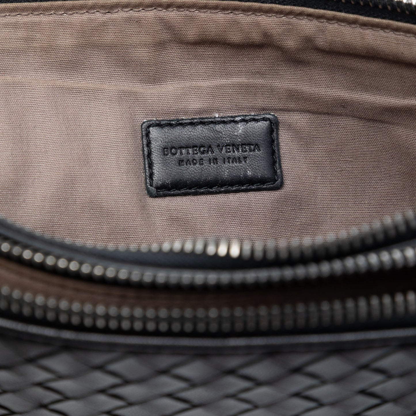 Bottega Veneta Nappa Intrecciato Double Zip Clutch