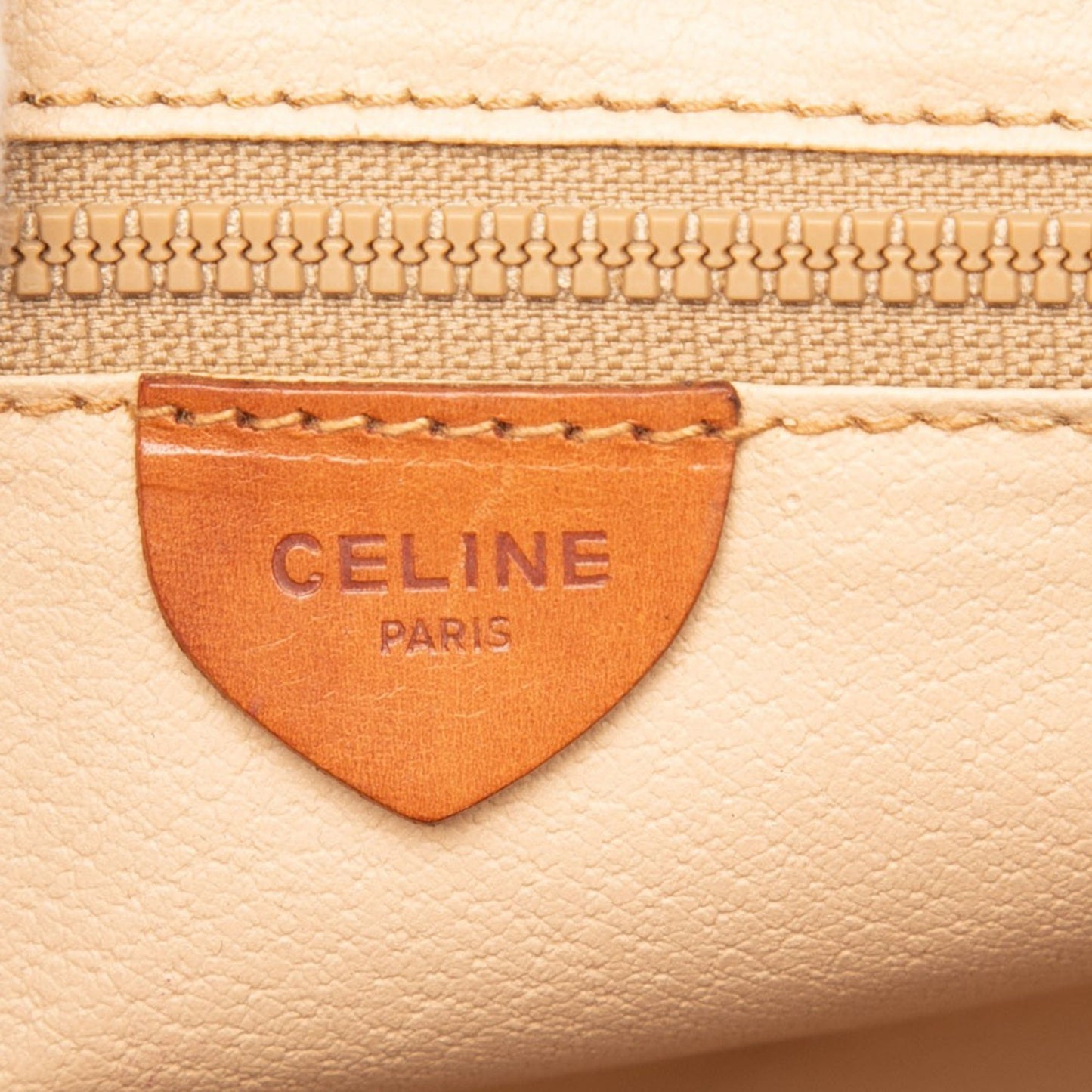 Celine Macadam Coated Canvas Clutch