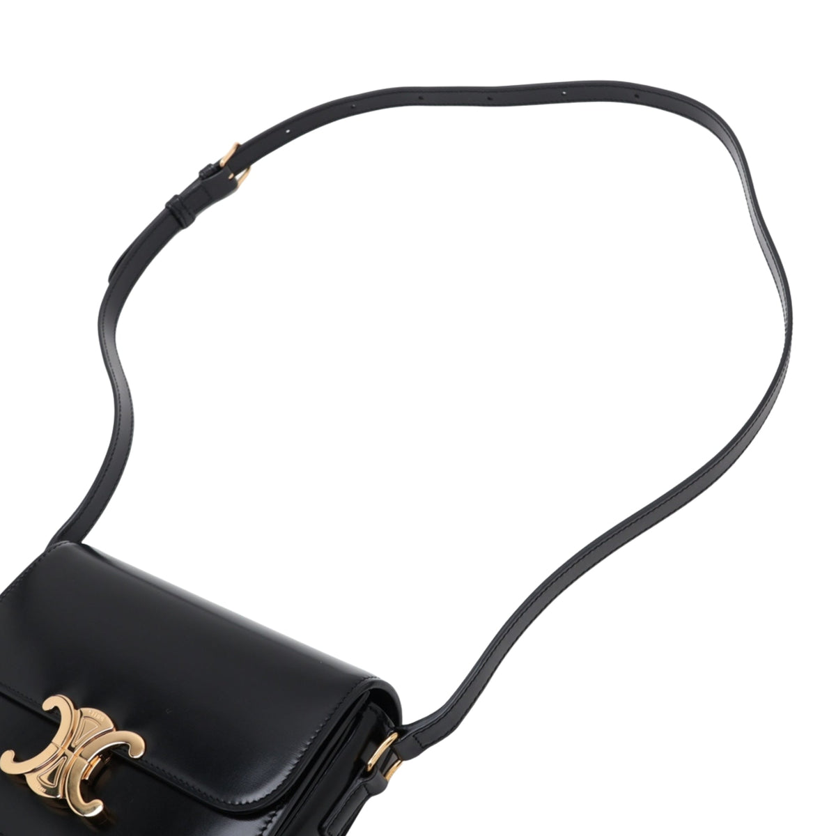 Celine Classique Shiny Calfskin Triomphe Crossbody
