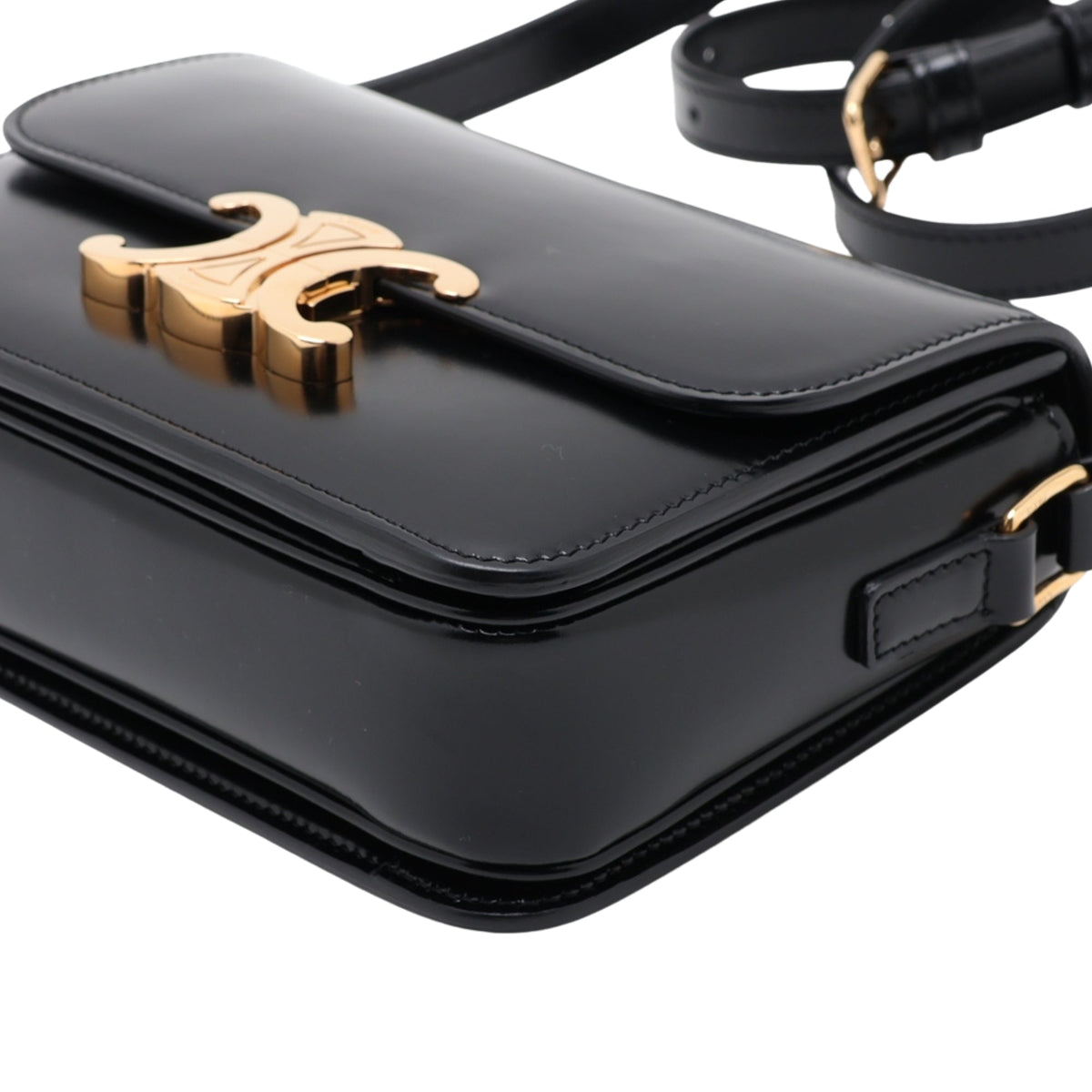 Celine Classique Shiny Calfskin Triomphe Crossbody