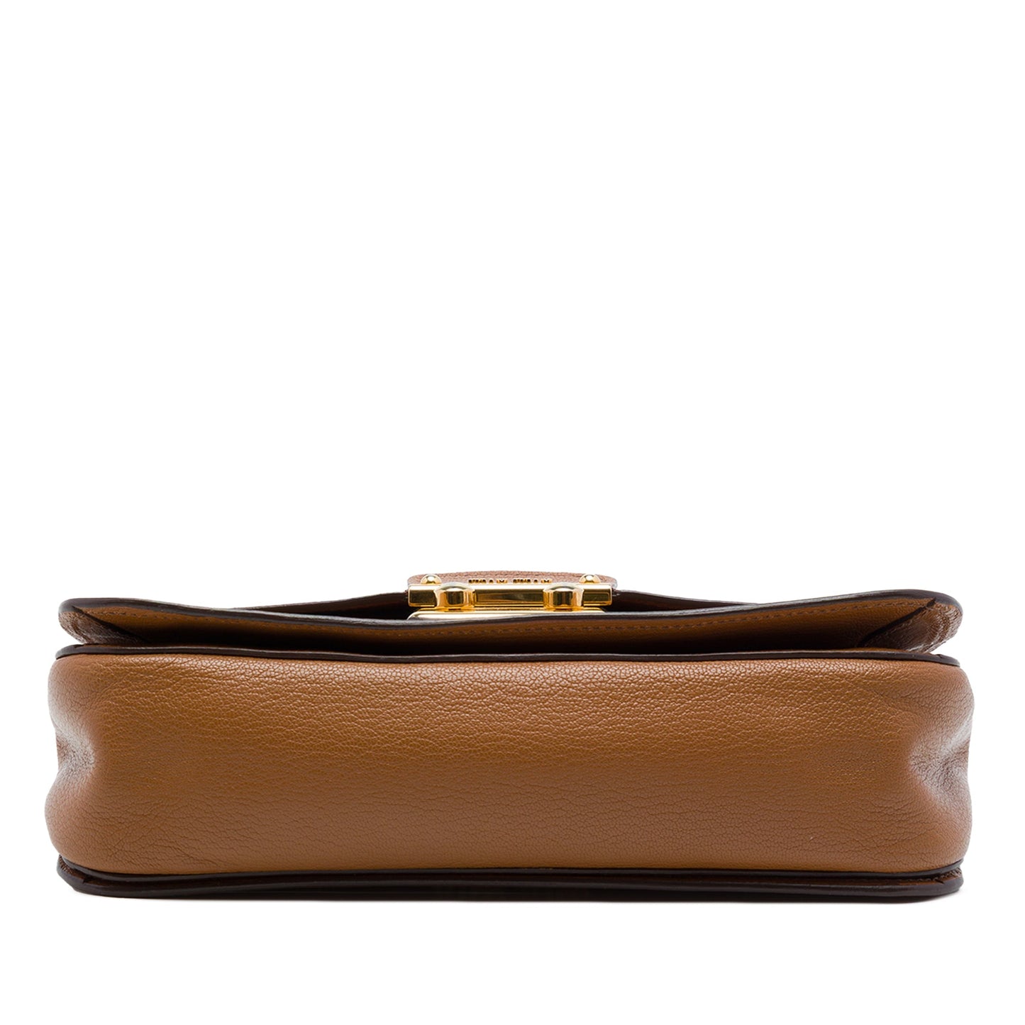 Miu Miu Goatskin Madras Flap Satchel