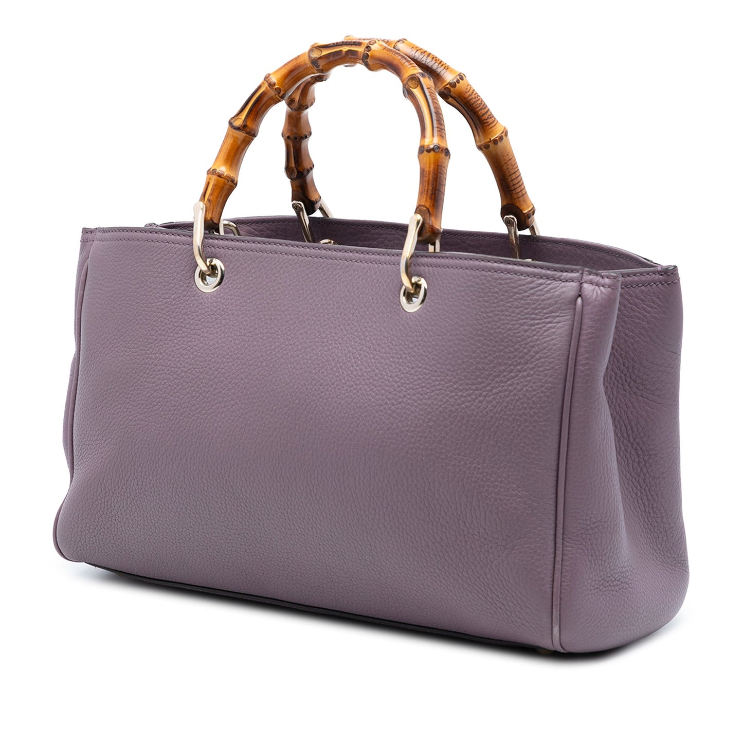 Gucci Medium Calfskin Bamboo Shopper Satchel