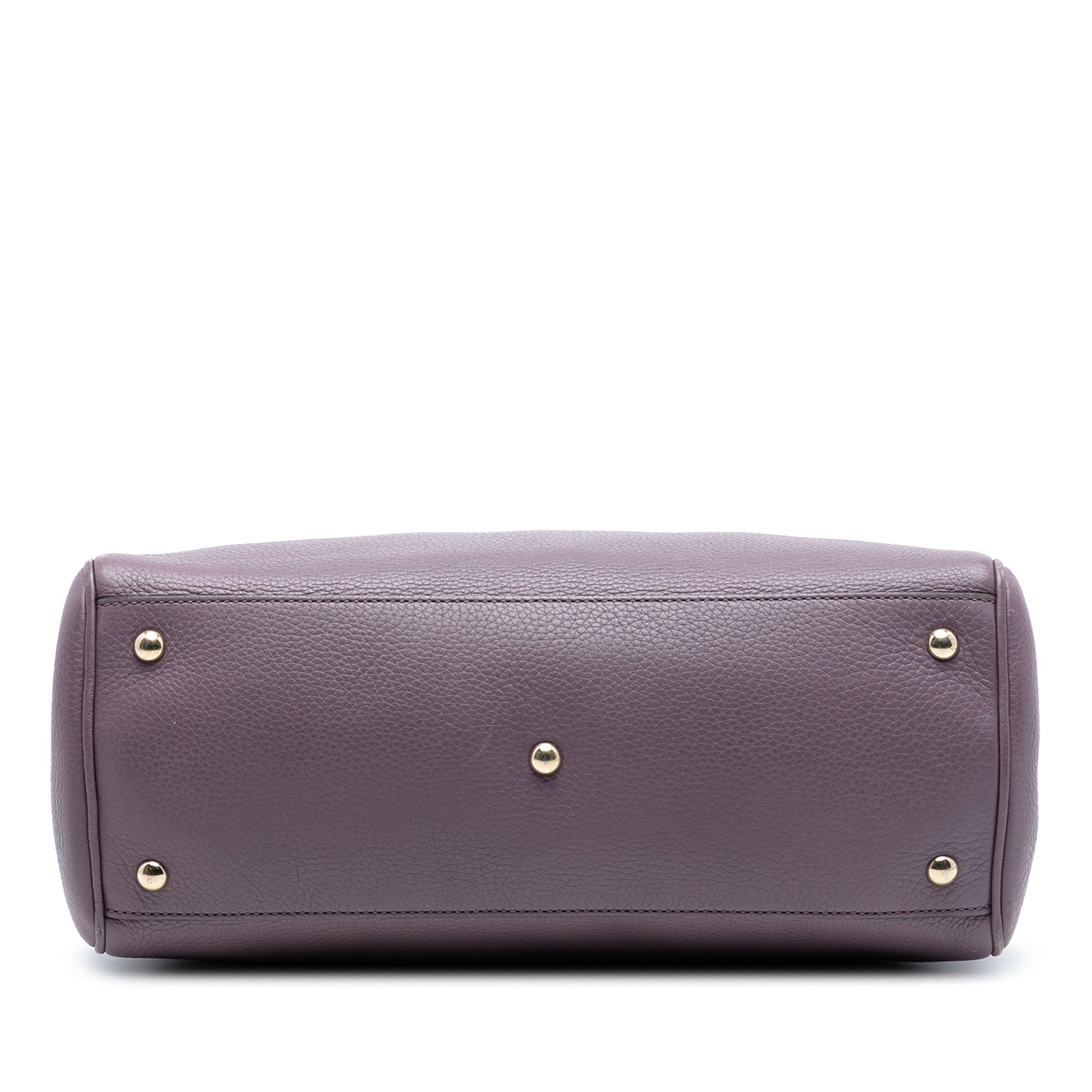 Gucci Medium Calfskin Bamboo Shopper Satchel