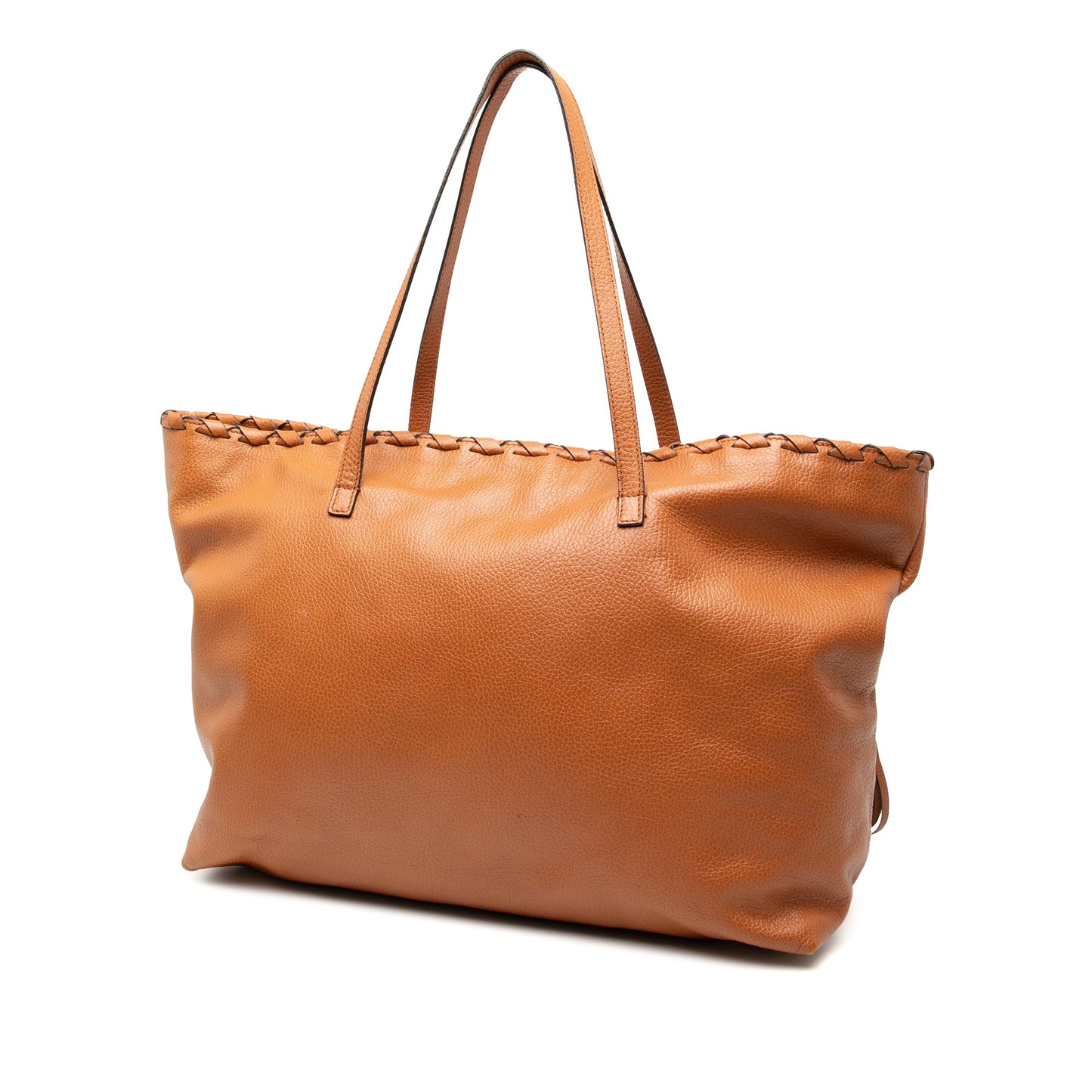 Gucci Leather Peggy Braided Tote