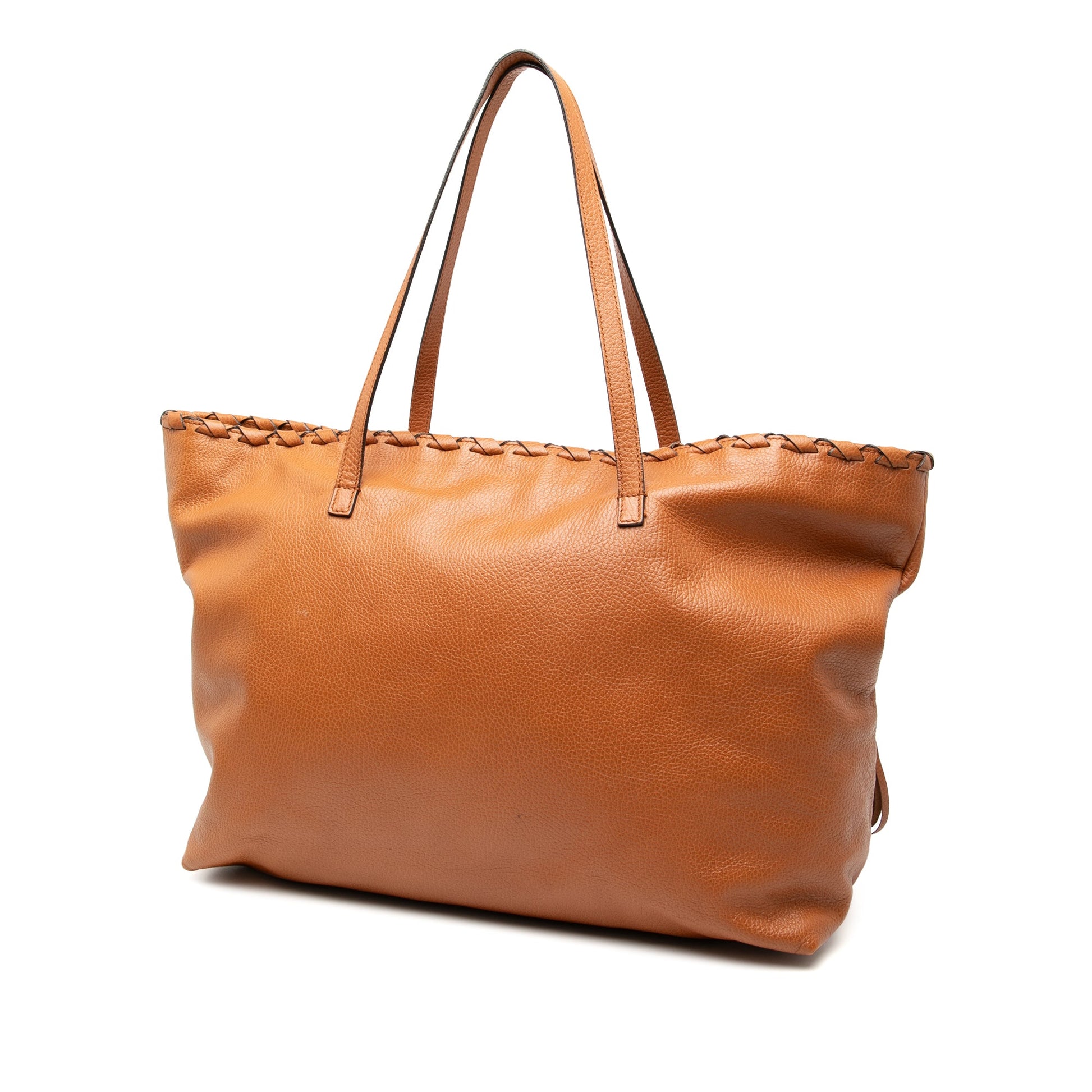 Gucci Leather Peggy Braided Tote