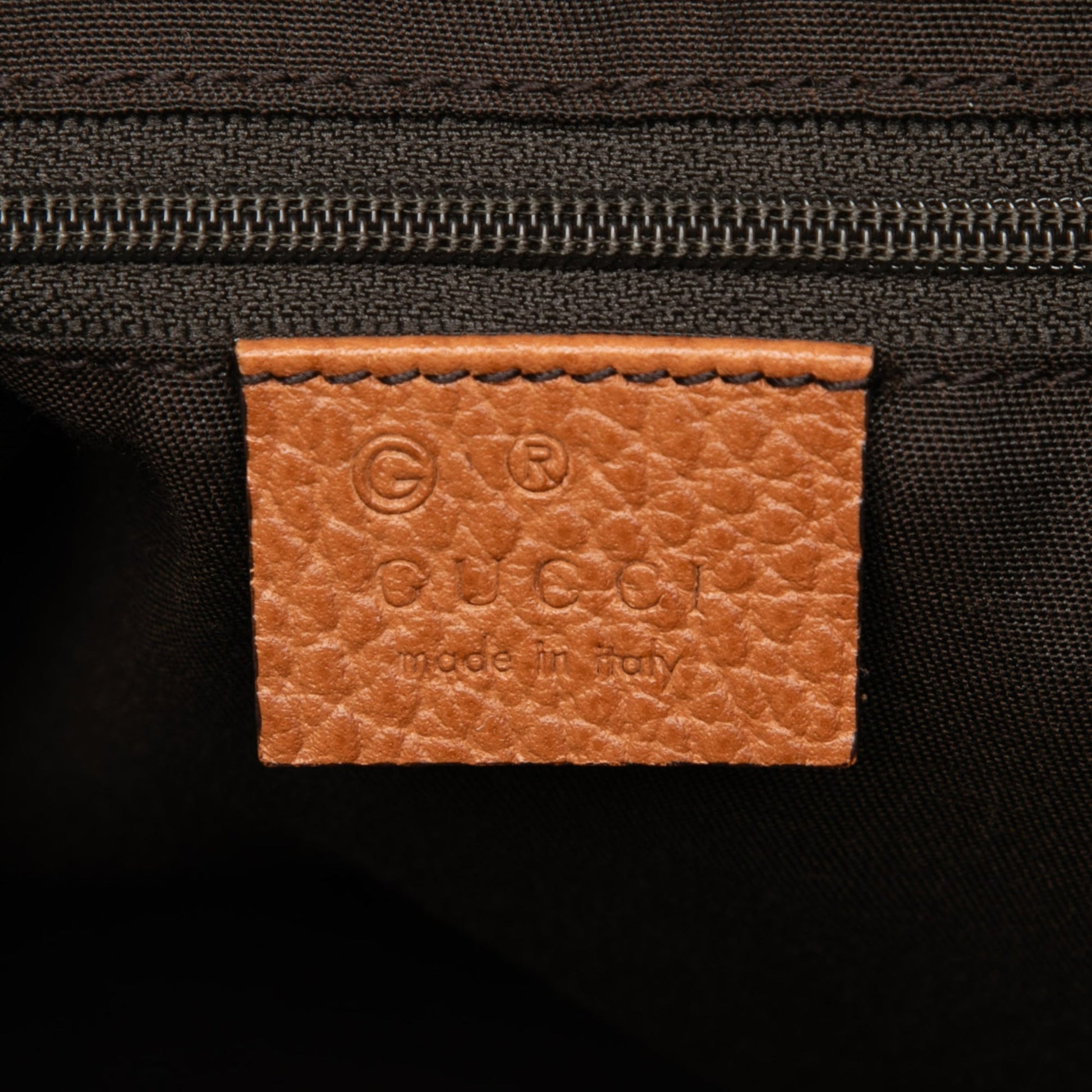 Gucci Leather Peggy Braided Tote