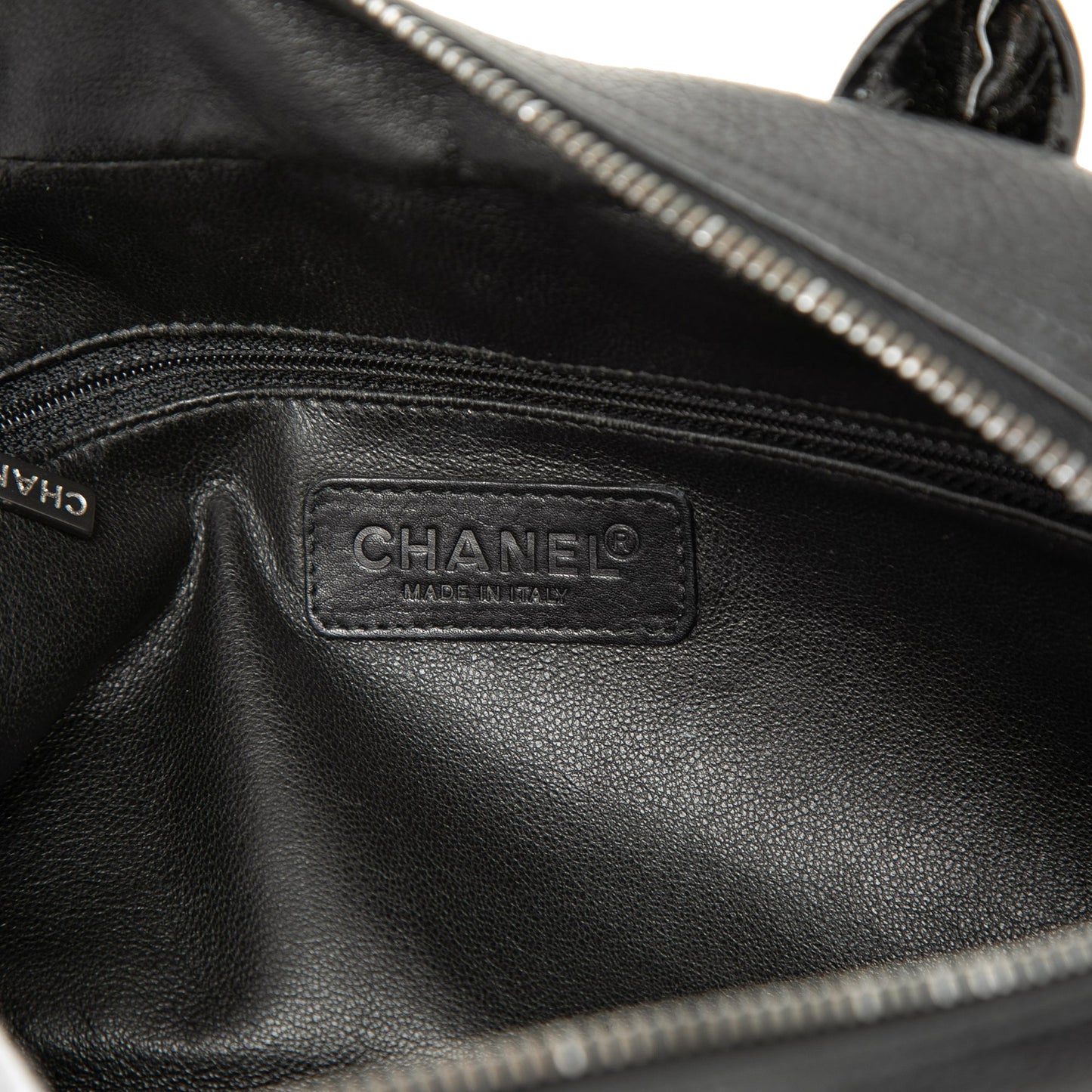 Chanel Quilted Caviar Bowler Handbag