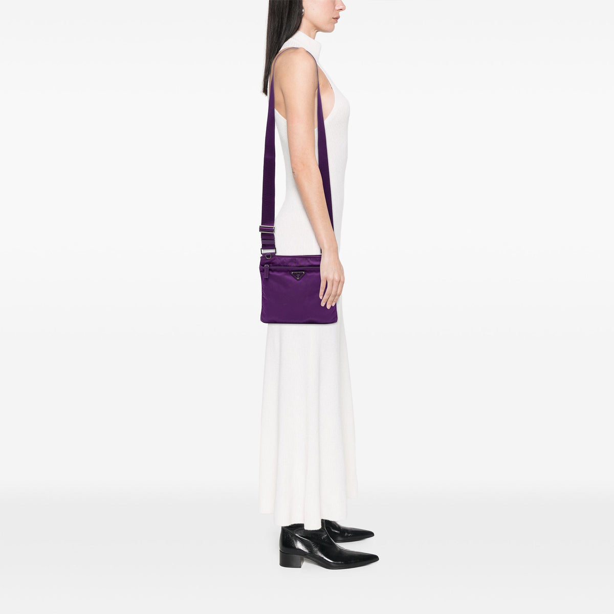 Prada Tessuto Zip Top Crossbody