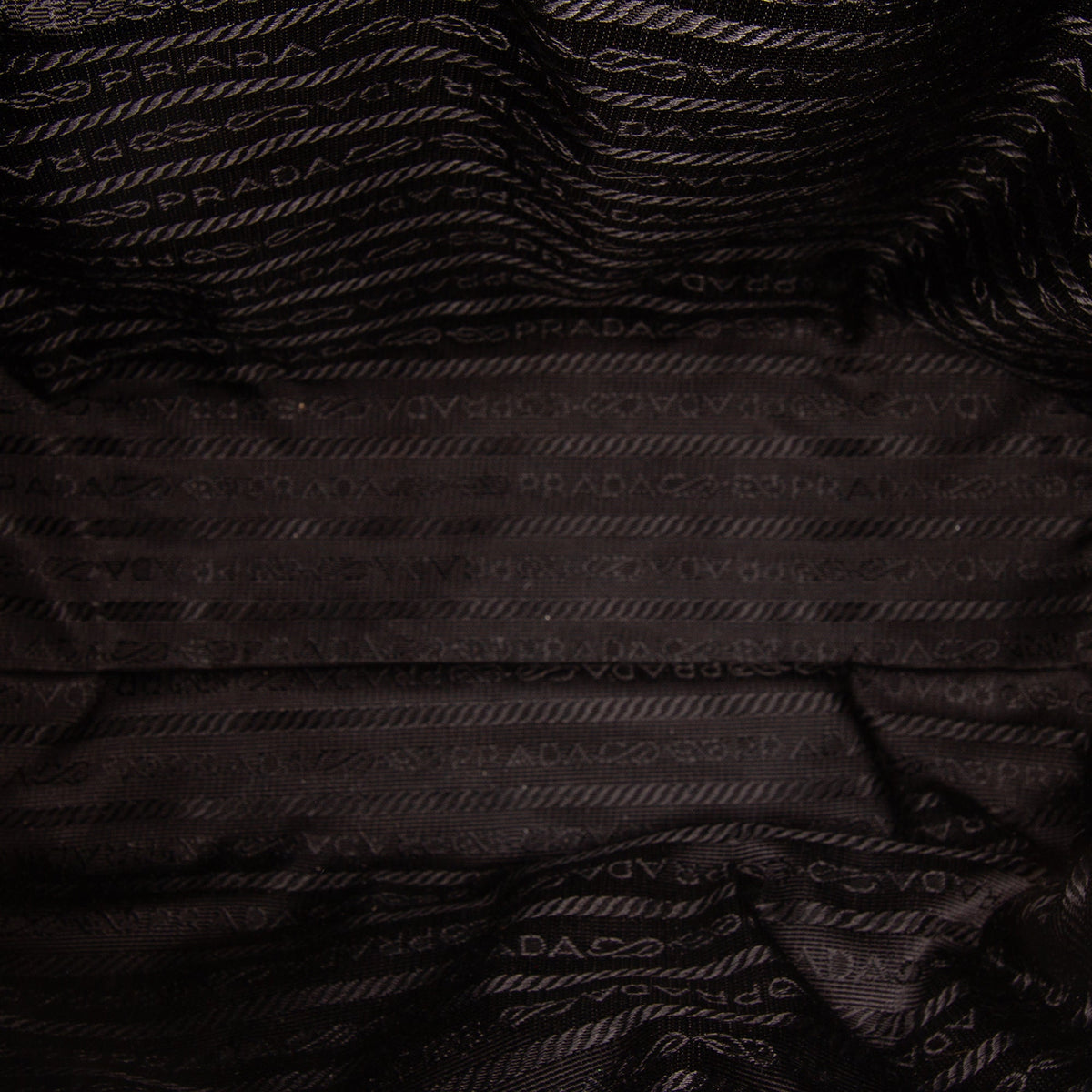 Prada Tessuto Shoulder Bag — Black