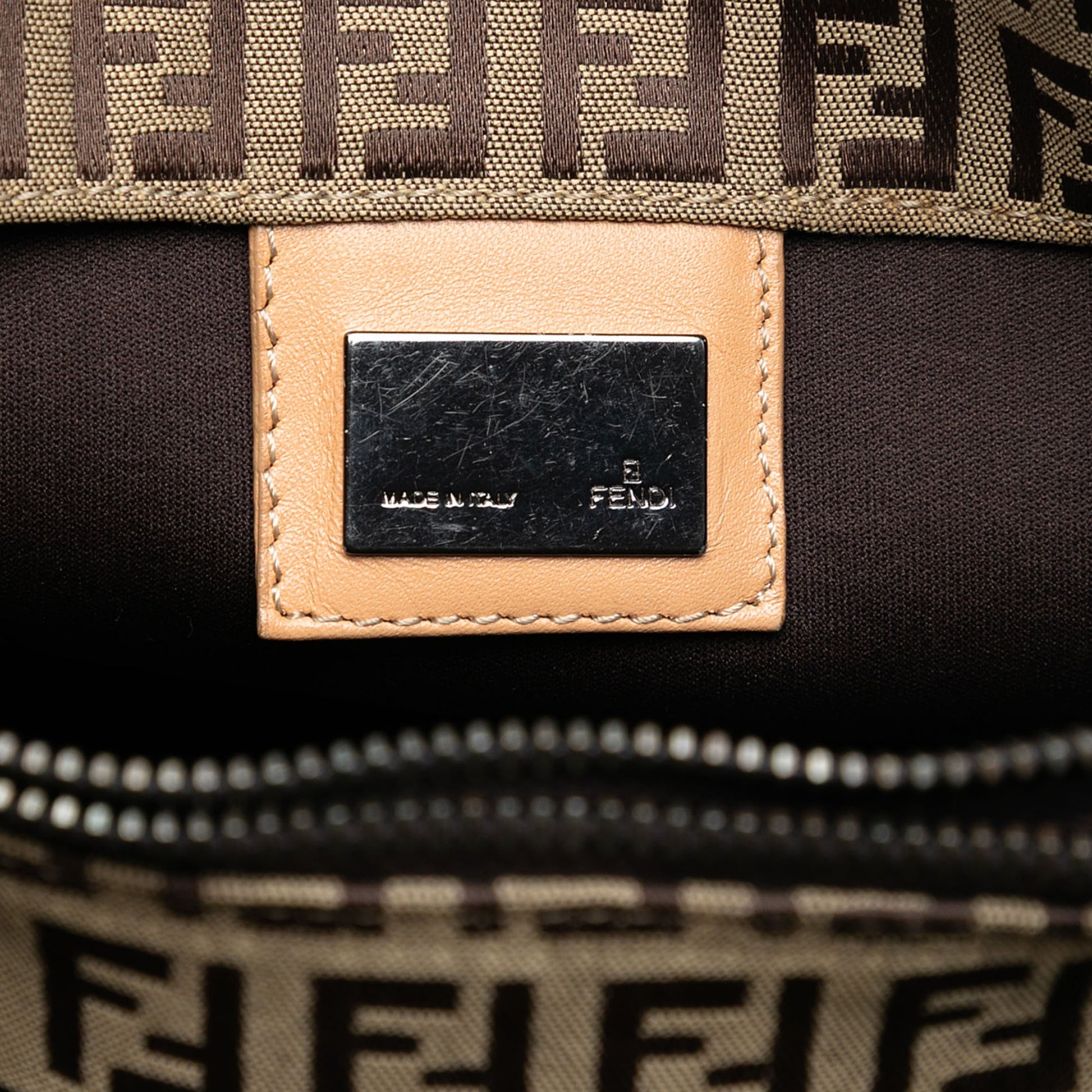 Fendi Zucchino Canvas Tote