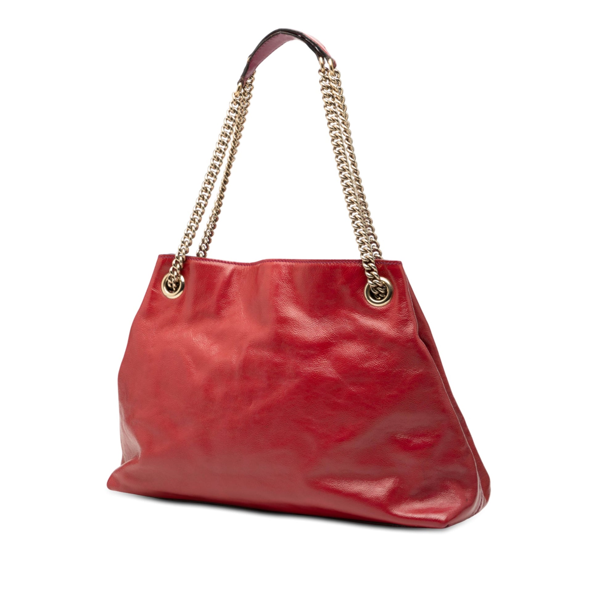 Gucci Medium Leather Soho Chain Tote