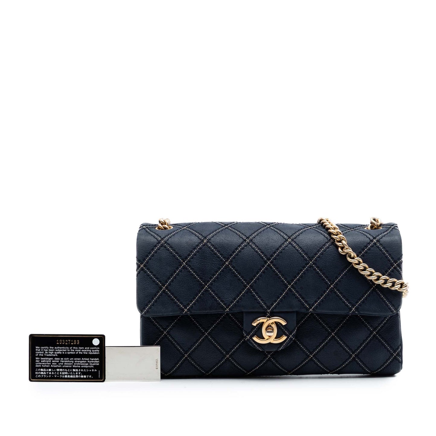 Chanel Jumbo Quilted Calfskin Triple Stitched Flap