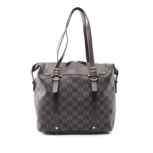 LOEWE Anagram Coated Canvas Tote