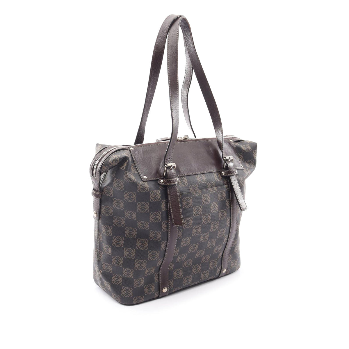 LOEWE Anagram Coated Canvas Tote
