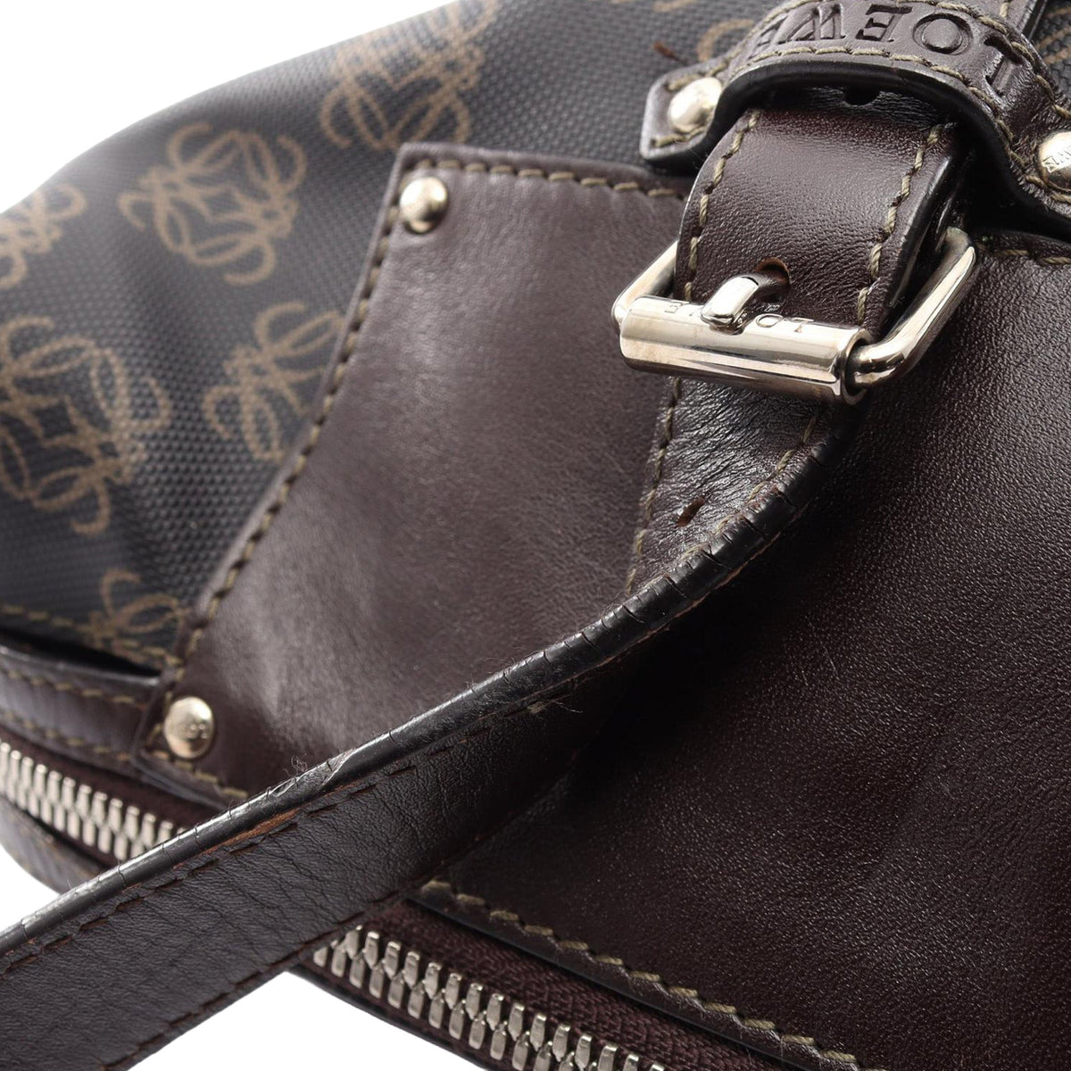 LOEWE Anagram Coated Canvas Tote