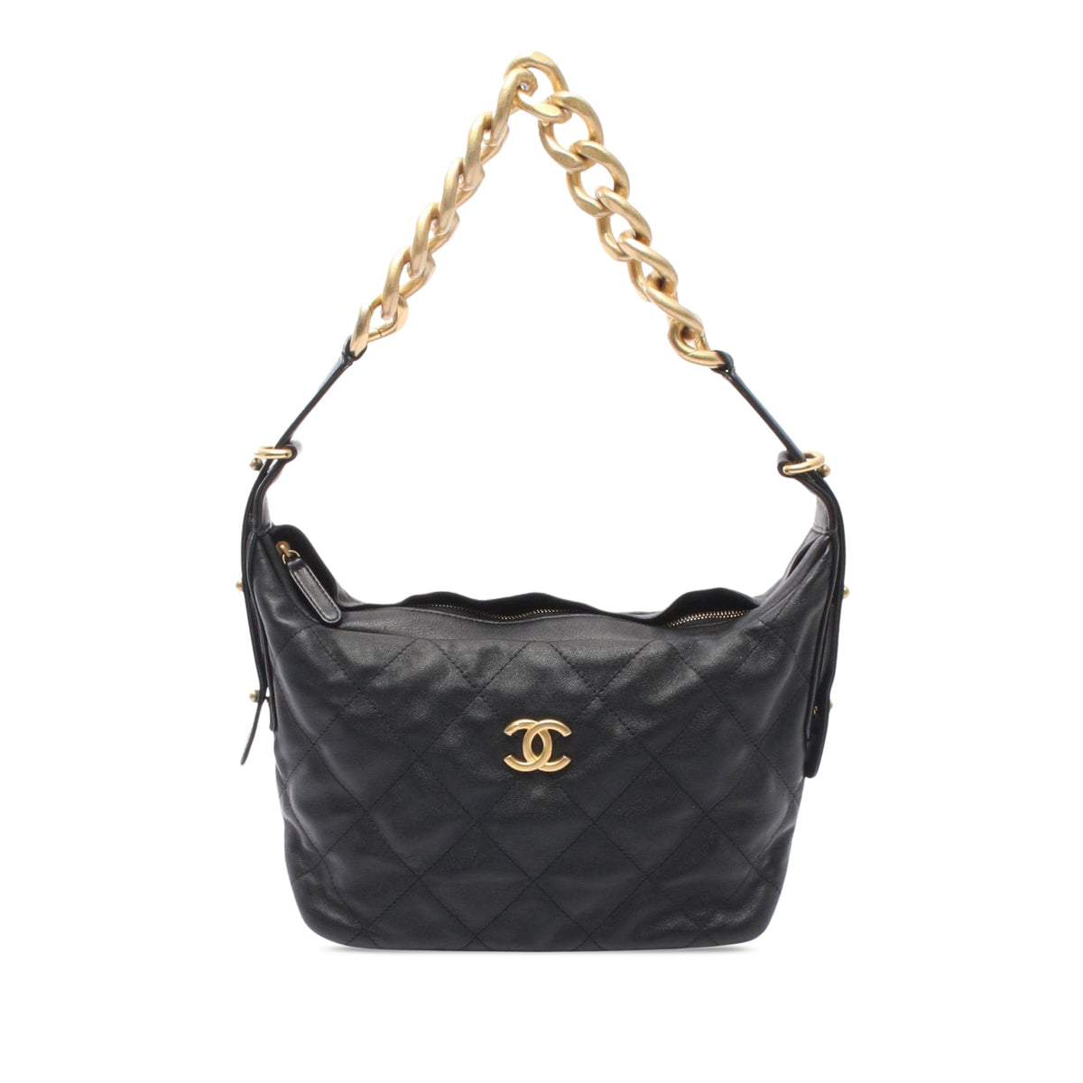 Chanel Quilted Calfskin Daily Hobo