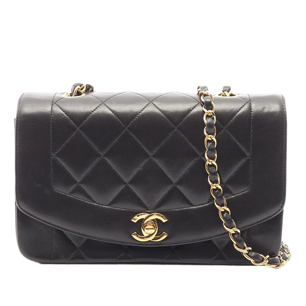 Chanel Small Lambskin Diana Flap