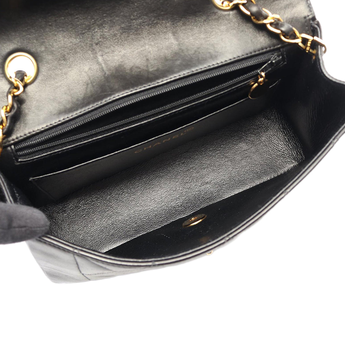 Chanel Small Lambskin Diana Flap