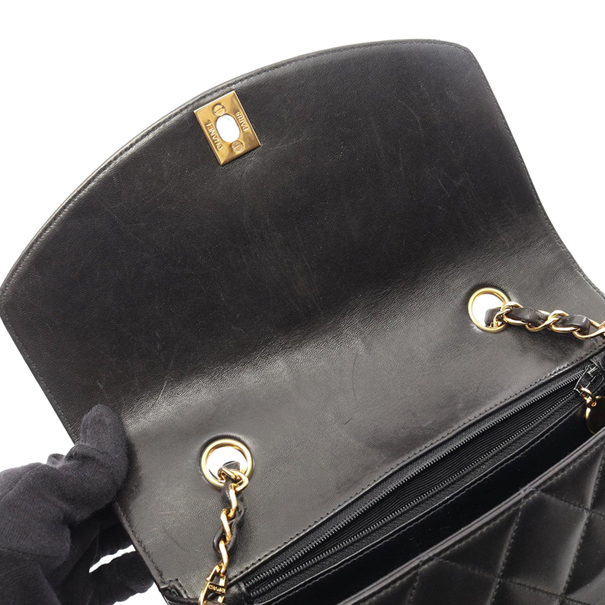 Chanel Small Lambskin Diana Flap