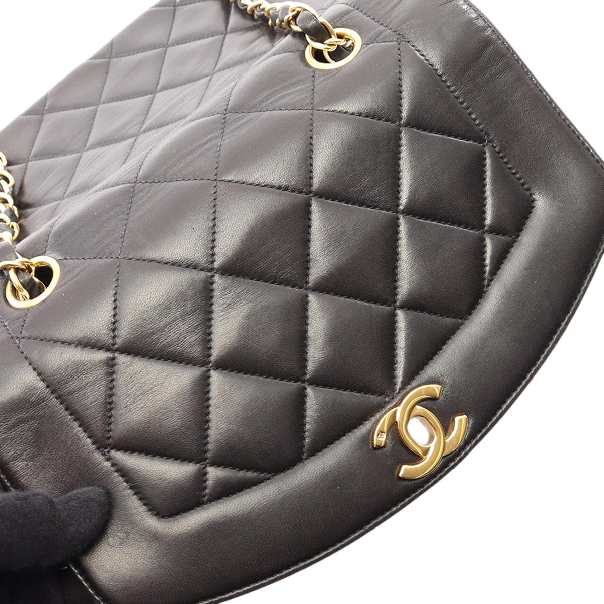 Chanel Small Lambskin Diana Flap