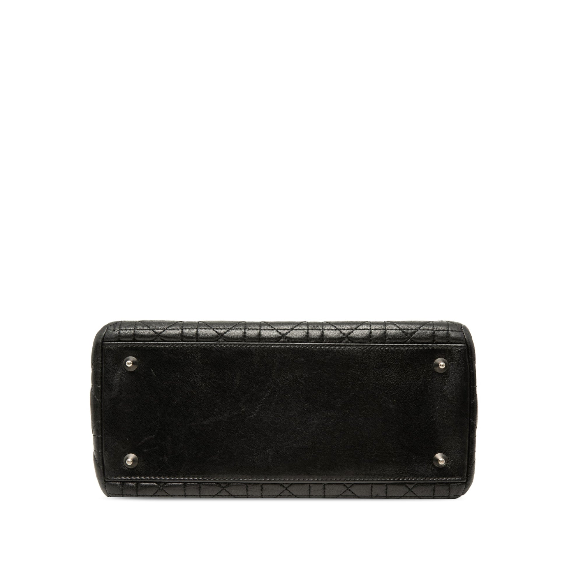 Dior Medium Lambskin Cannage Lady Dior
