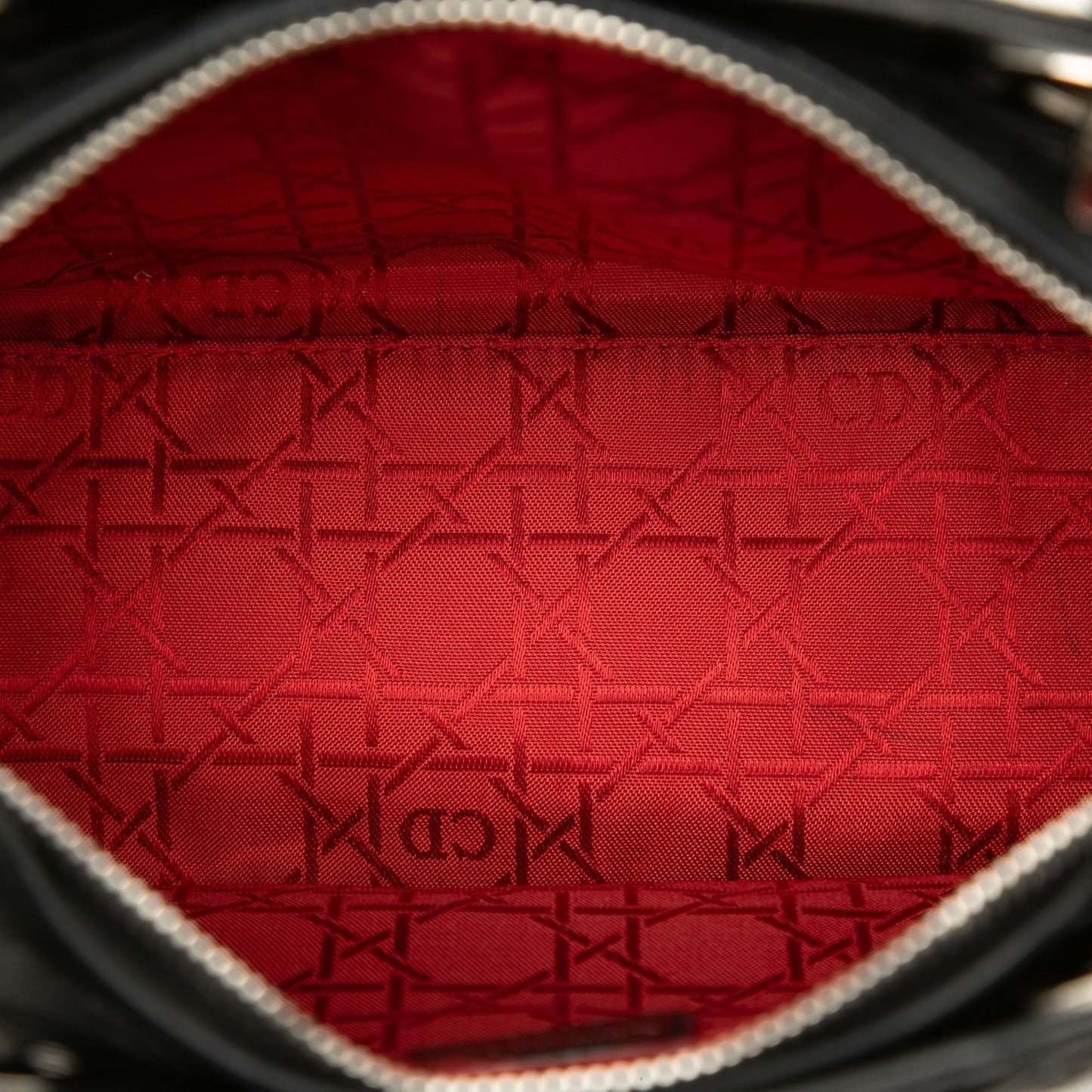 Dior Medium Lambskin Cannage Lady Dior
