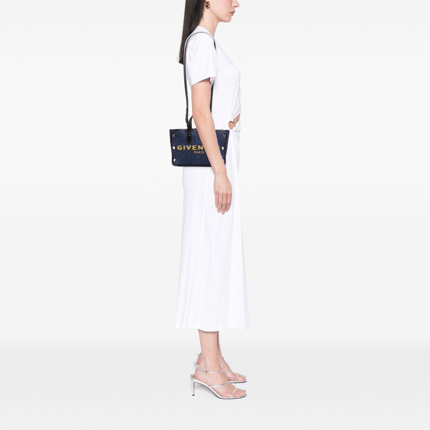 Givenchy Mini Denim Bond Shopper Tote