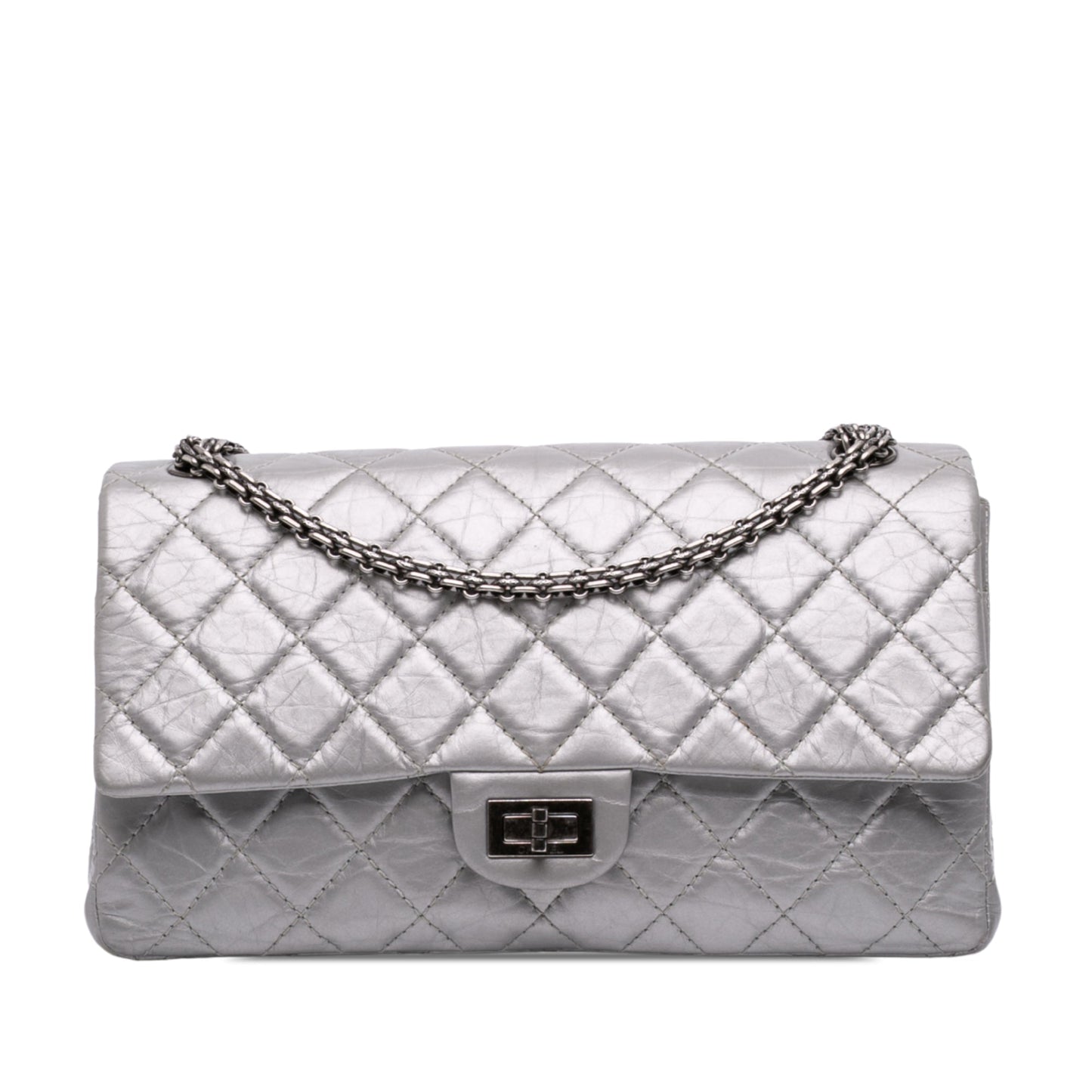 Chanel Quilted Aged Calfskin Reissue 2.55 Double Compartment Single Flap 226