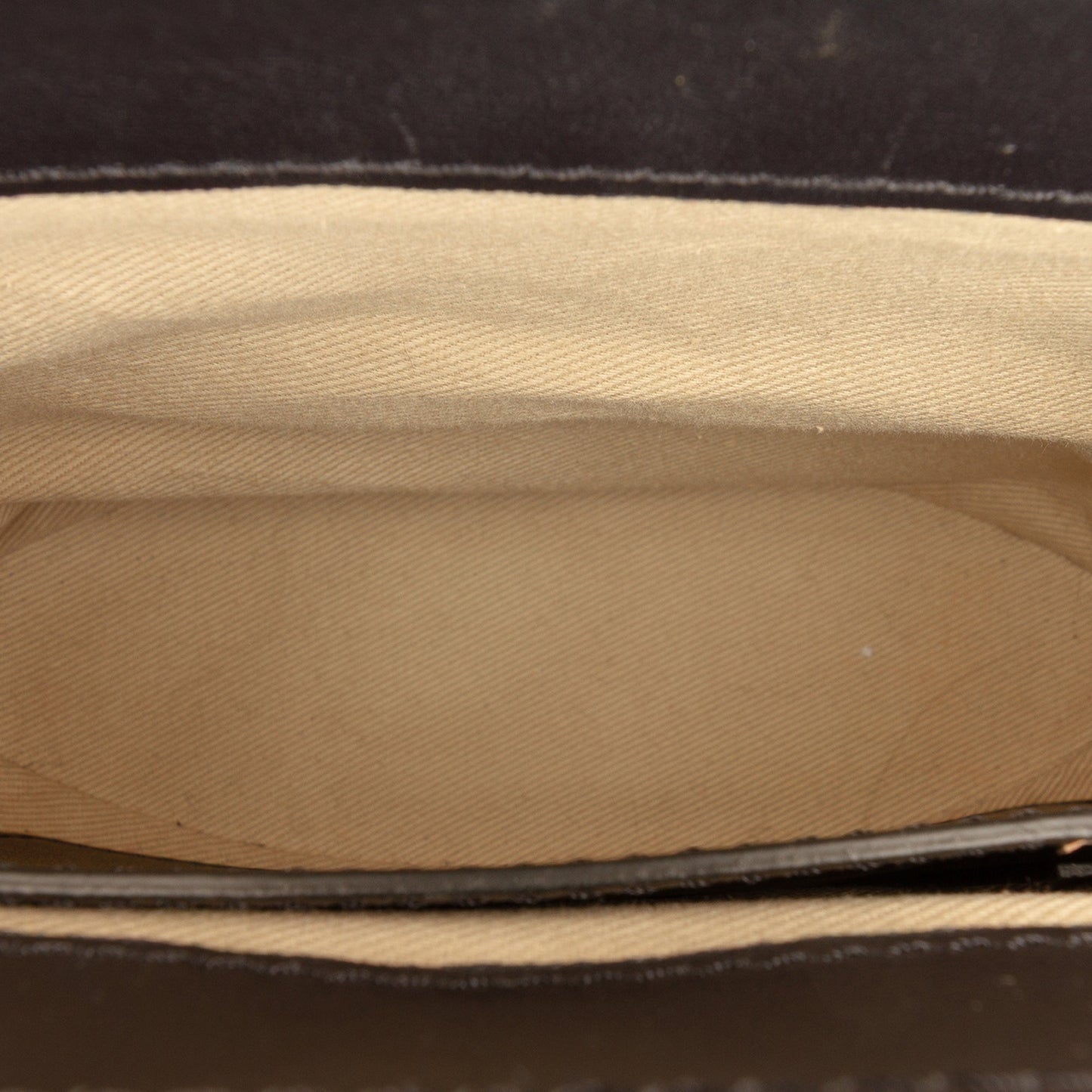 Tricolor Croc Embossed Leather Aby Lock Satchel