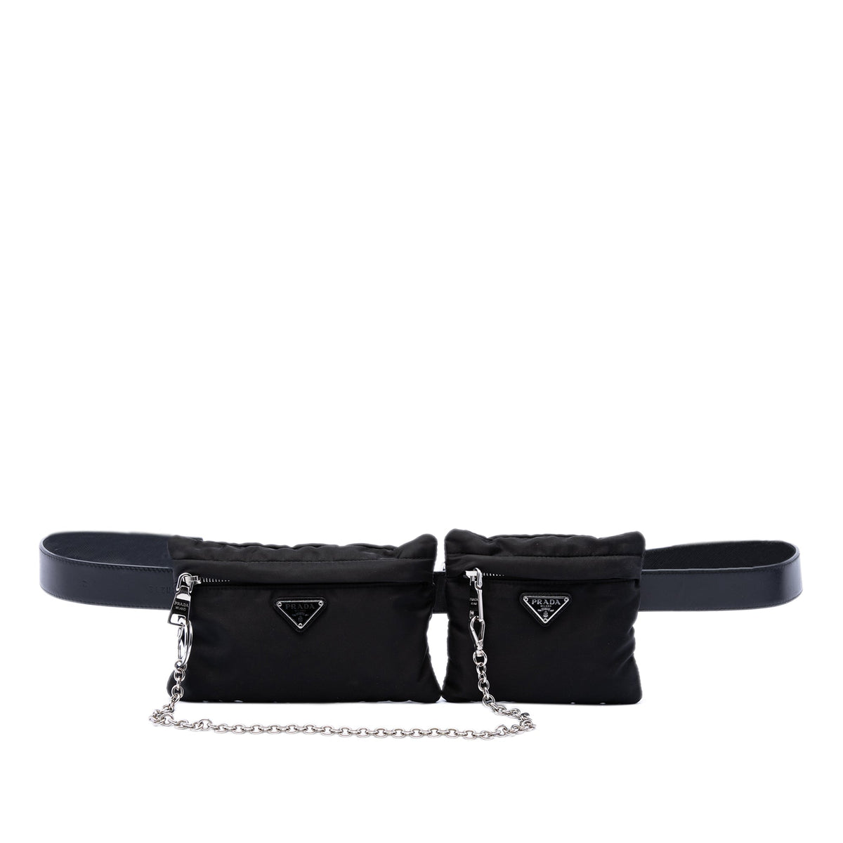 Prada Tessuto Belt Bag — Black