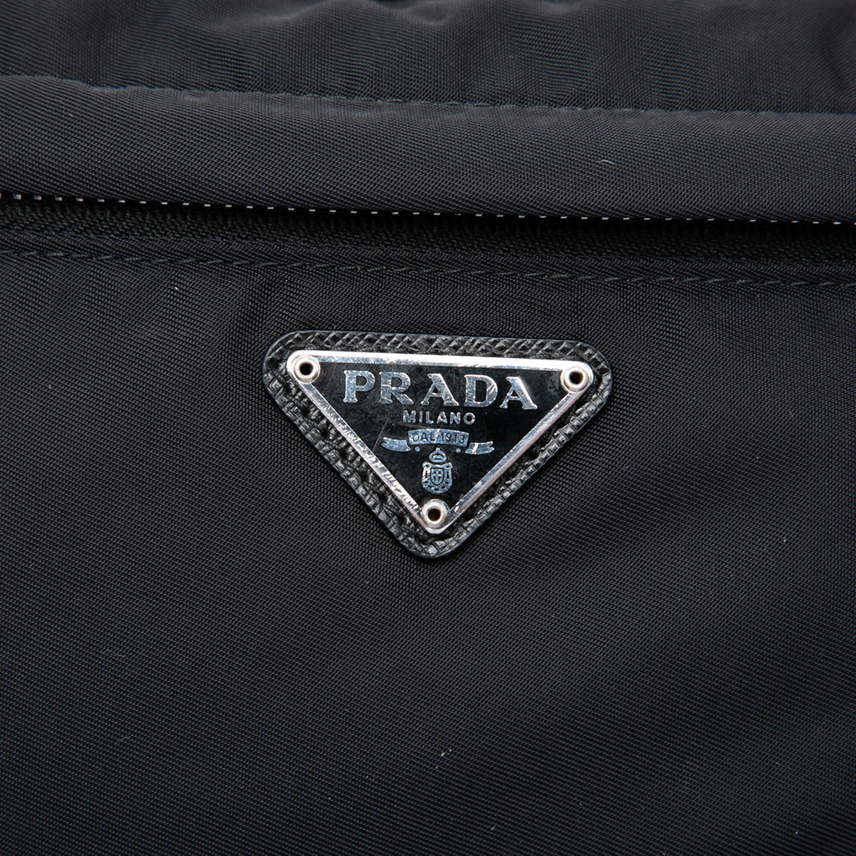 Prada Tessuto Belt Bag — Black